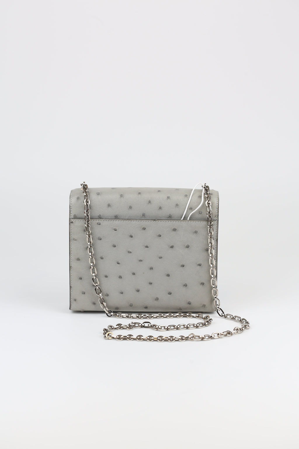 Hermes  Verrou Mini Gris Moiette Ortrich