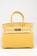 HERMÈS Box Birkin 30 Curry