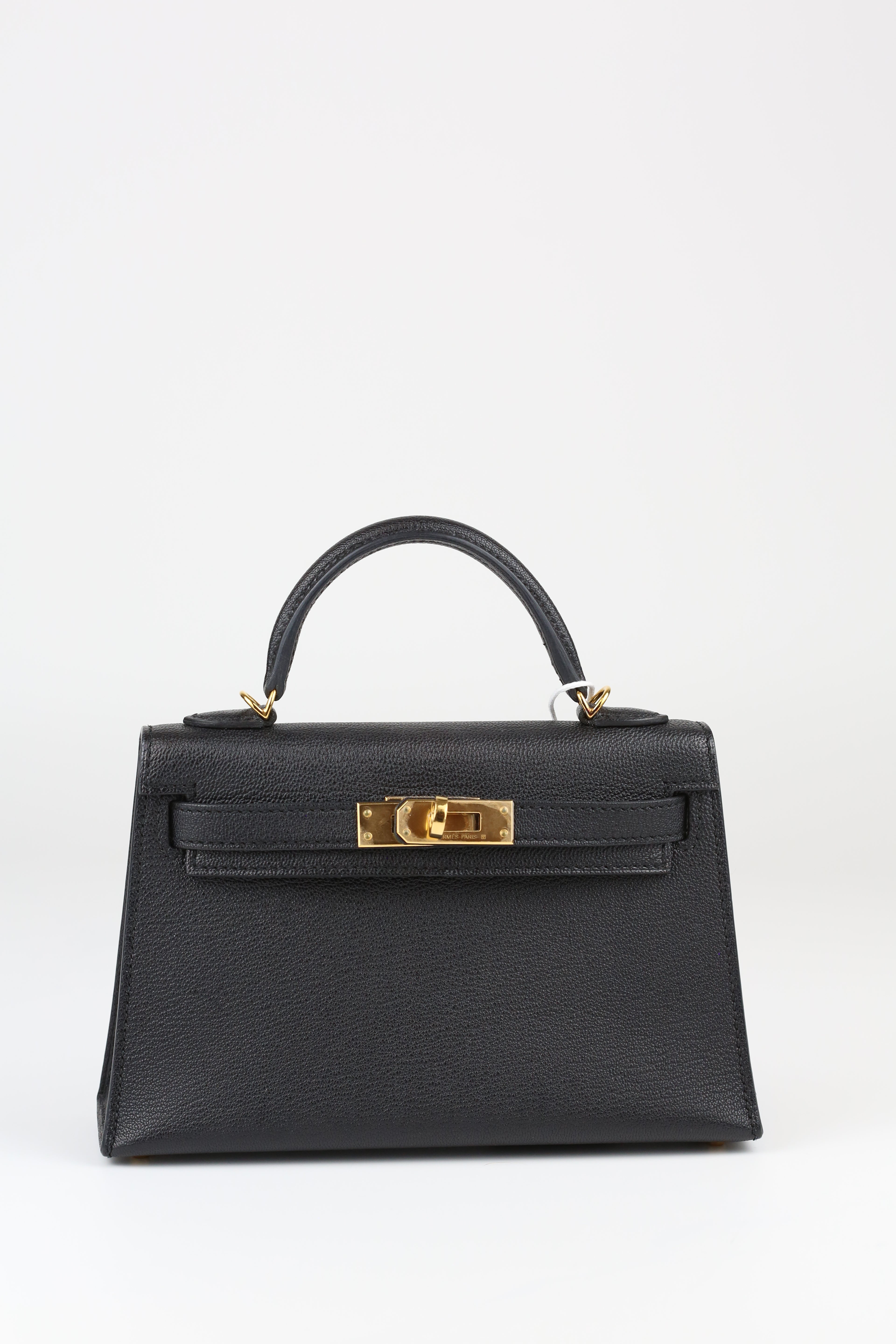 HERMÈS black Mini Kelly
