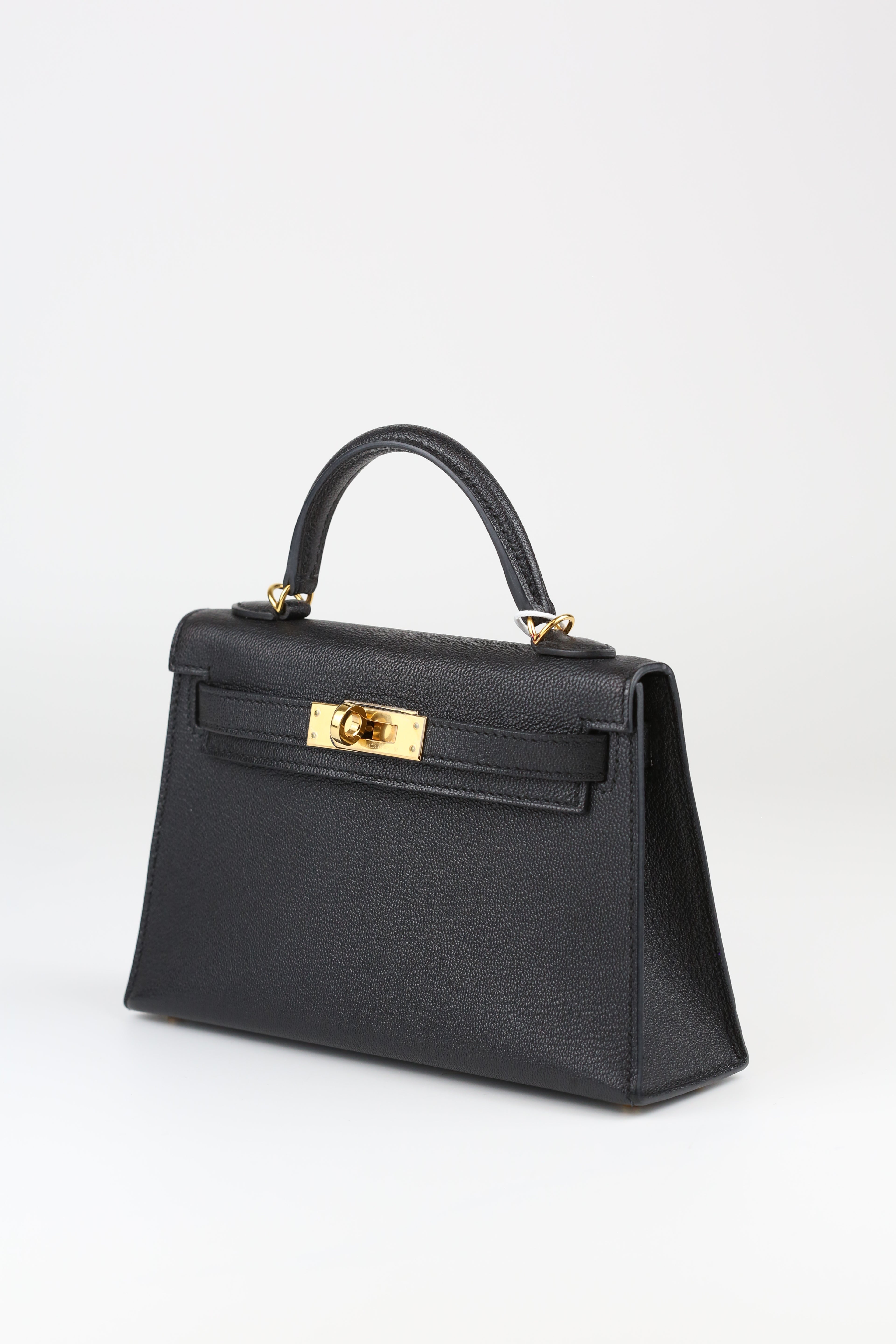 HERMÈS black Mini Kelly