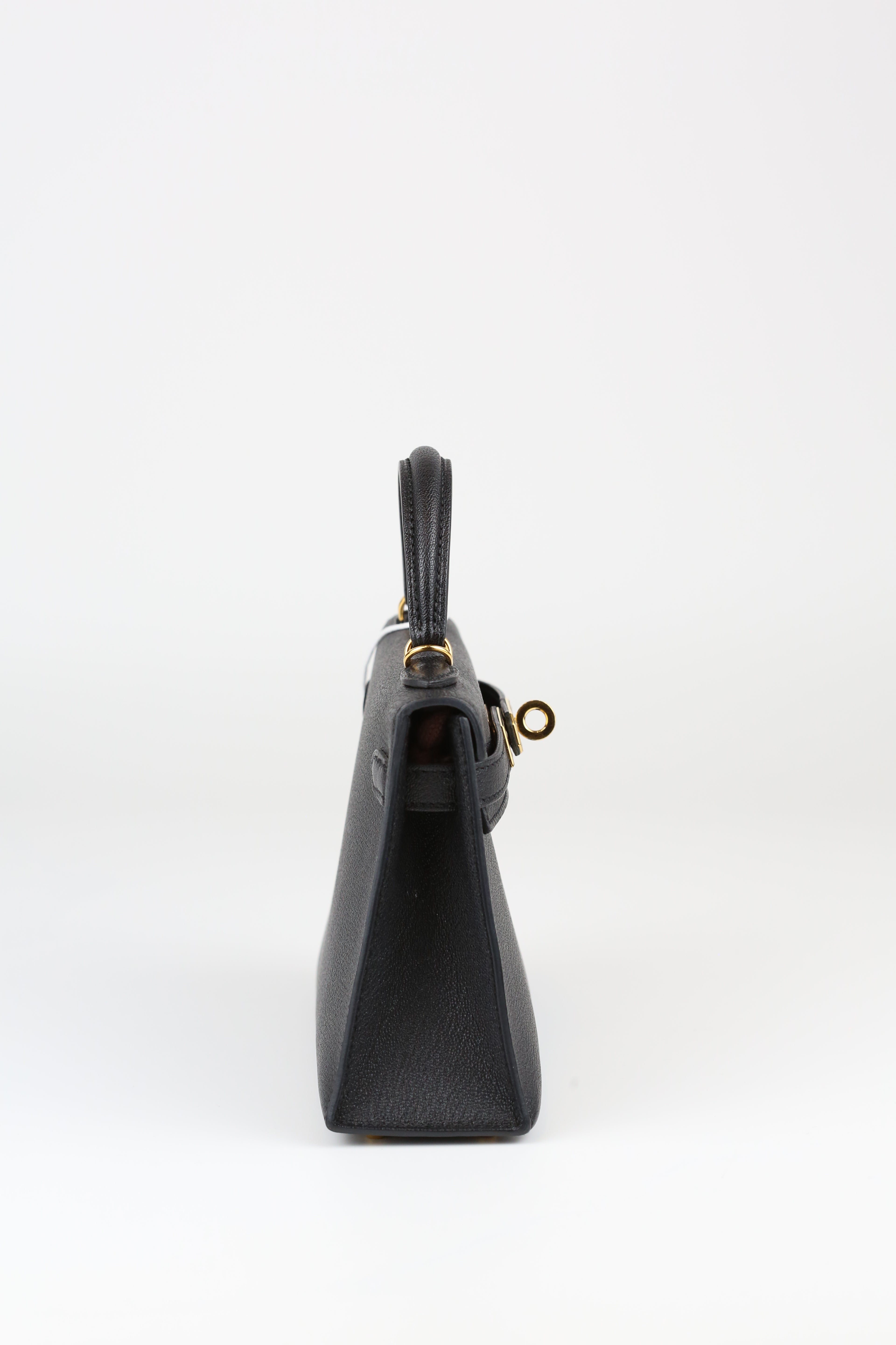 HERMÈS black Mini Kelly