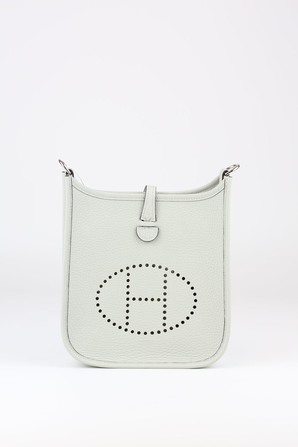 HERMÈS Mini Evelyne Gris Neve