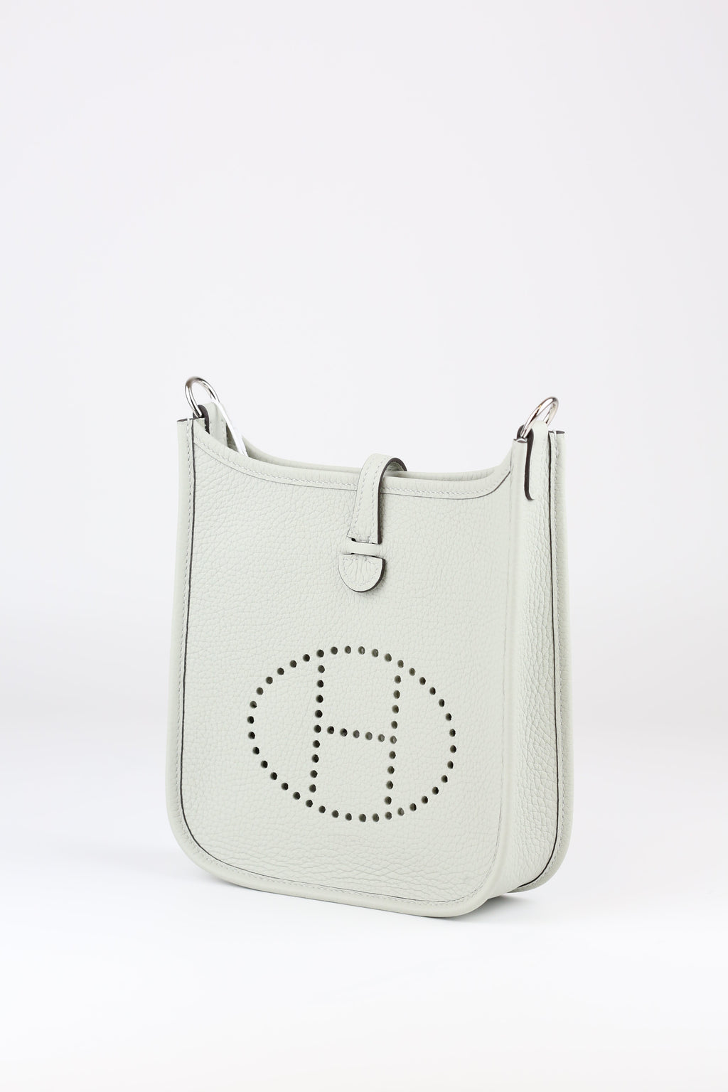 HERMÈS Mini Evelyne Gris Neve