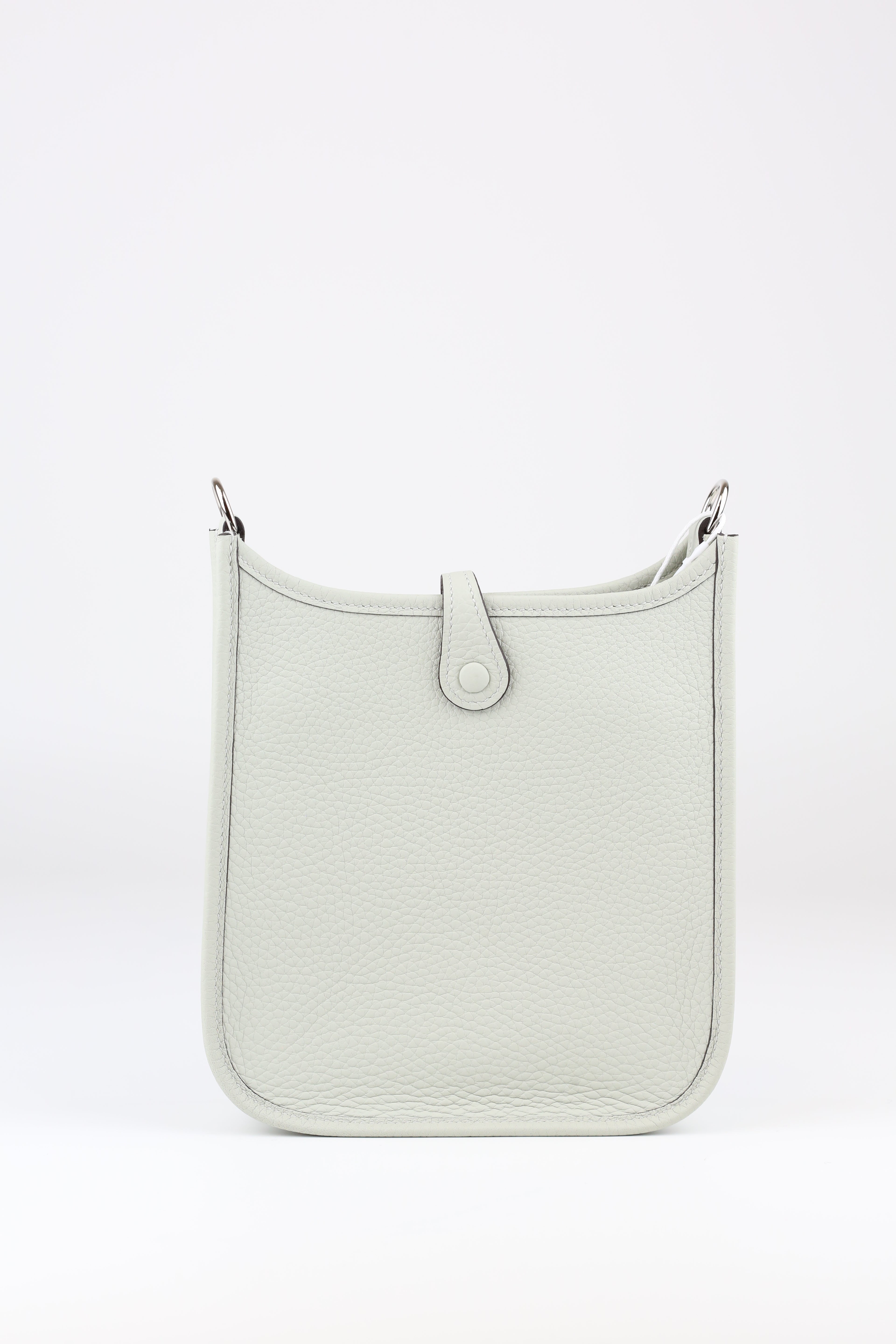 HERMÈS Mini Evelyne Gris Neve