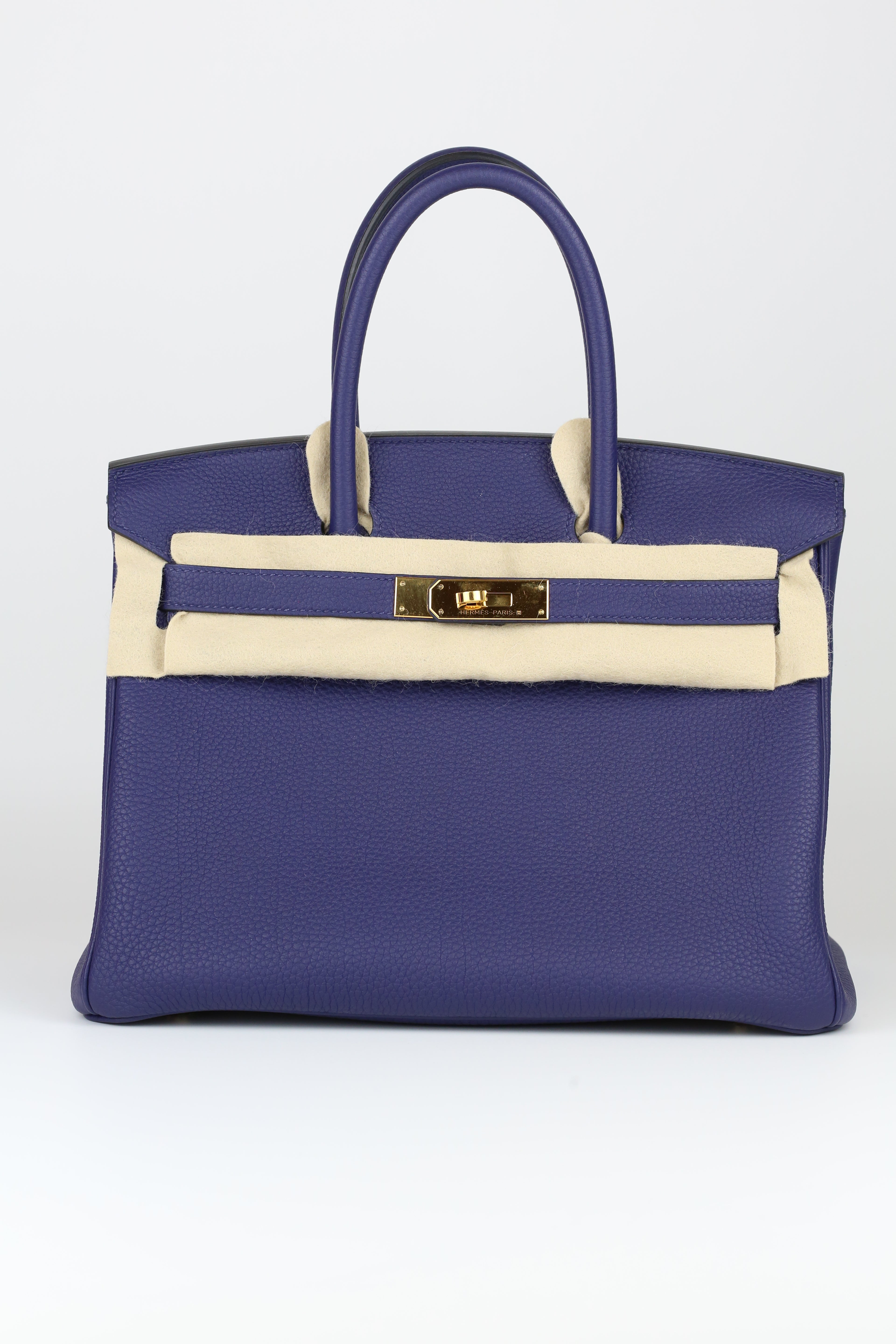 HERMÈS Birkin 30 Bleu Encre