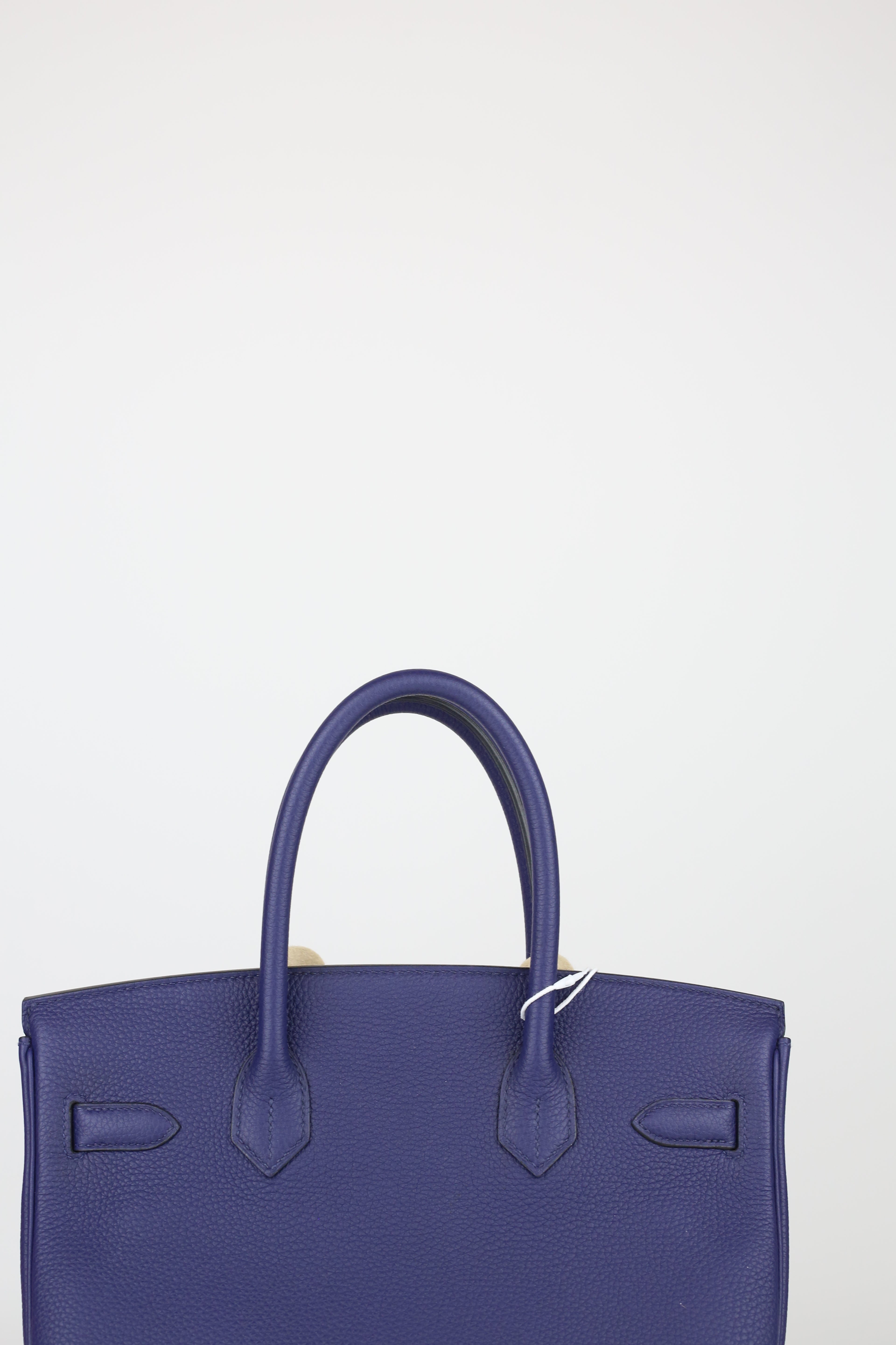 HERMÈS Birkin 30 Bleu Encre