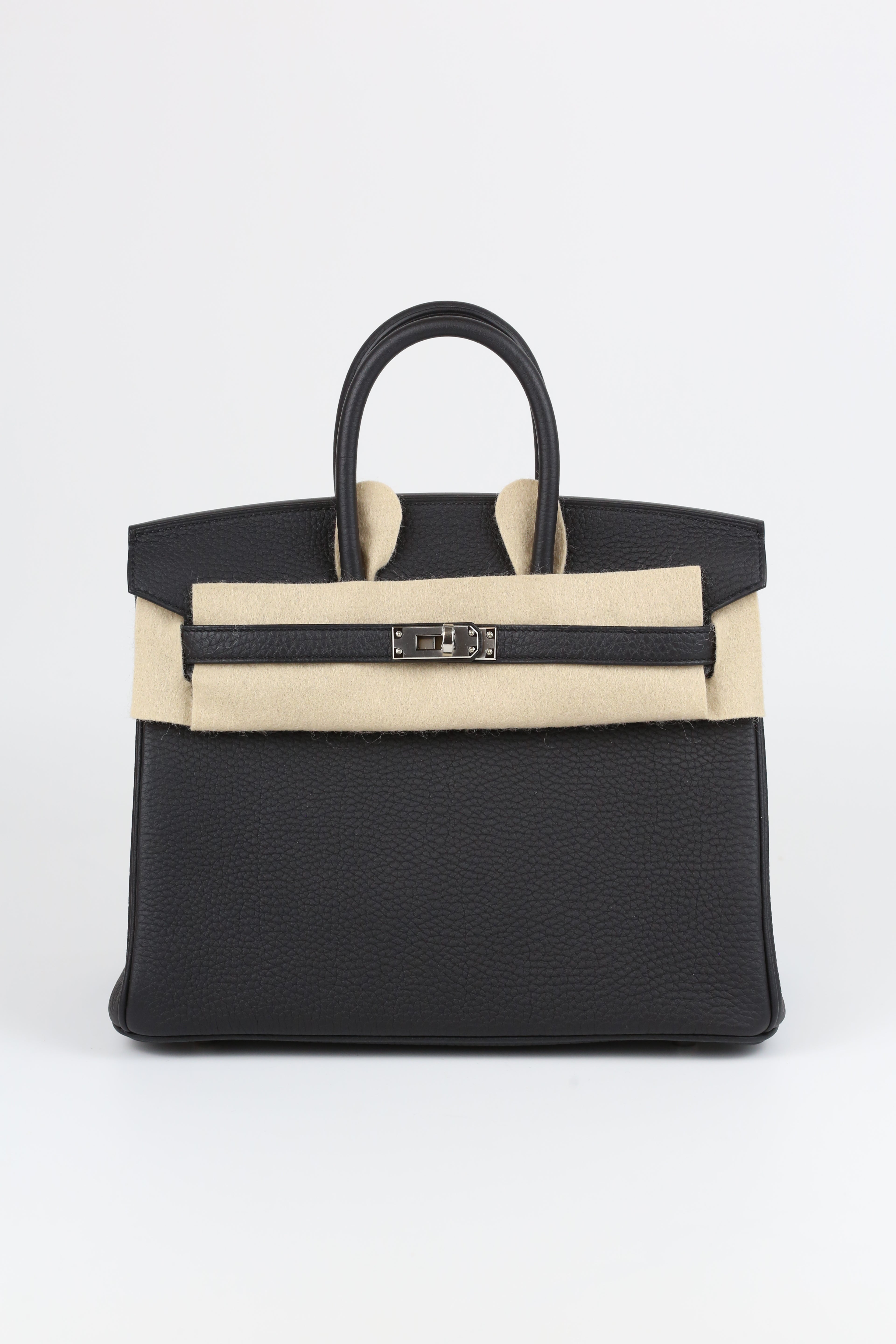 HERMÈS Birkin Black Silver