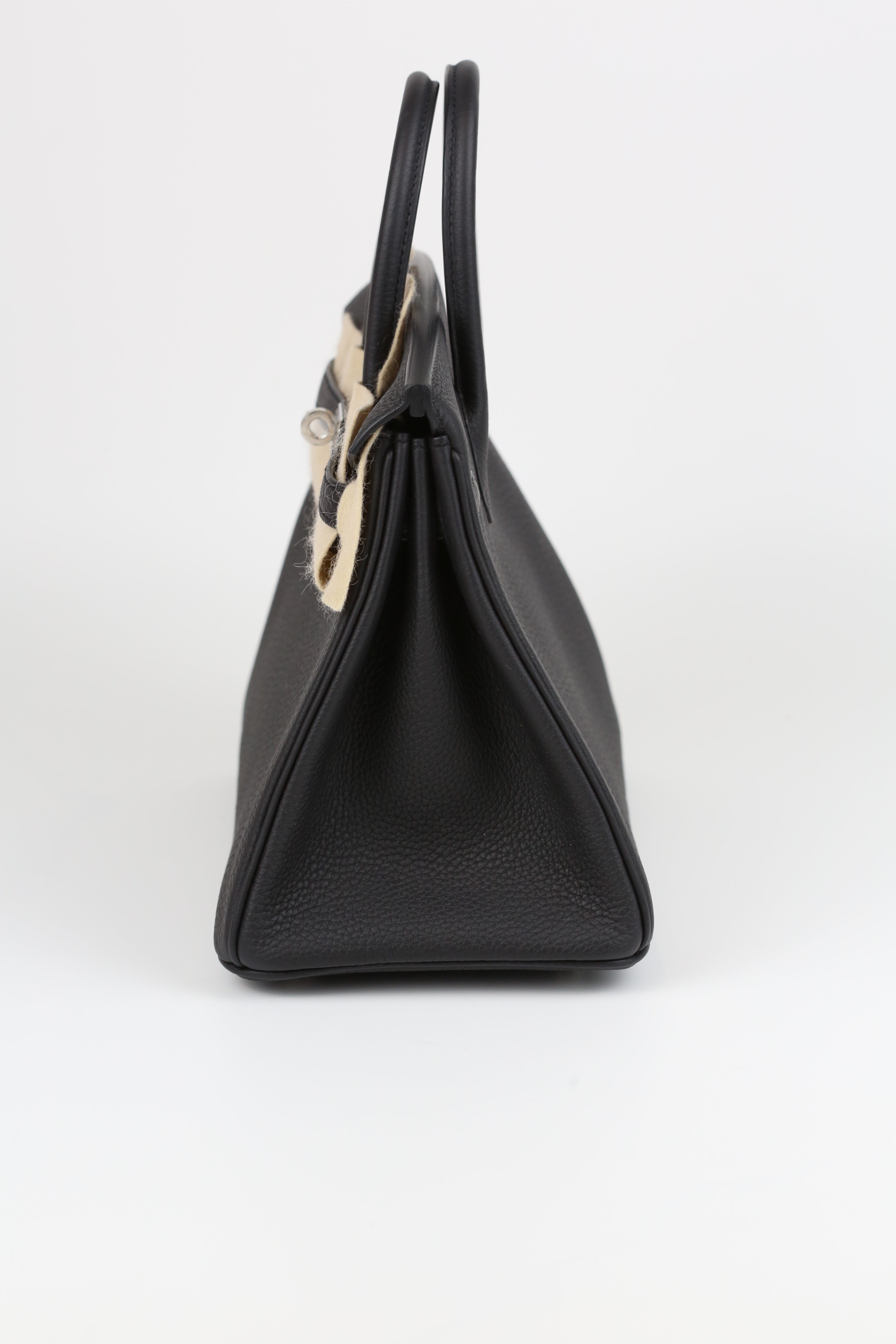 HERMÈS Birkin Black Silver