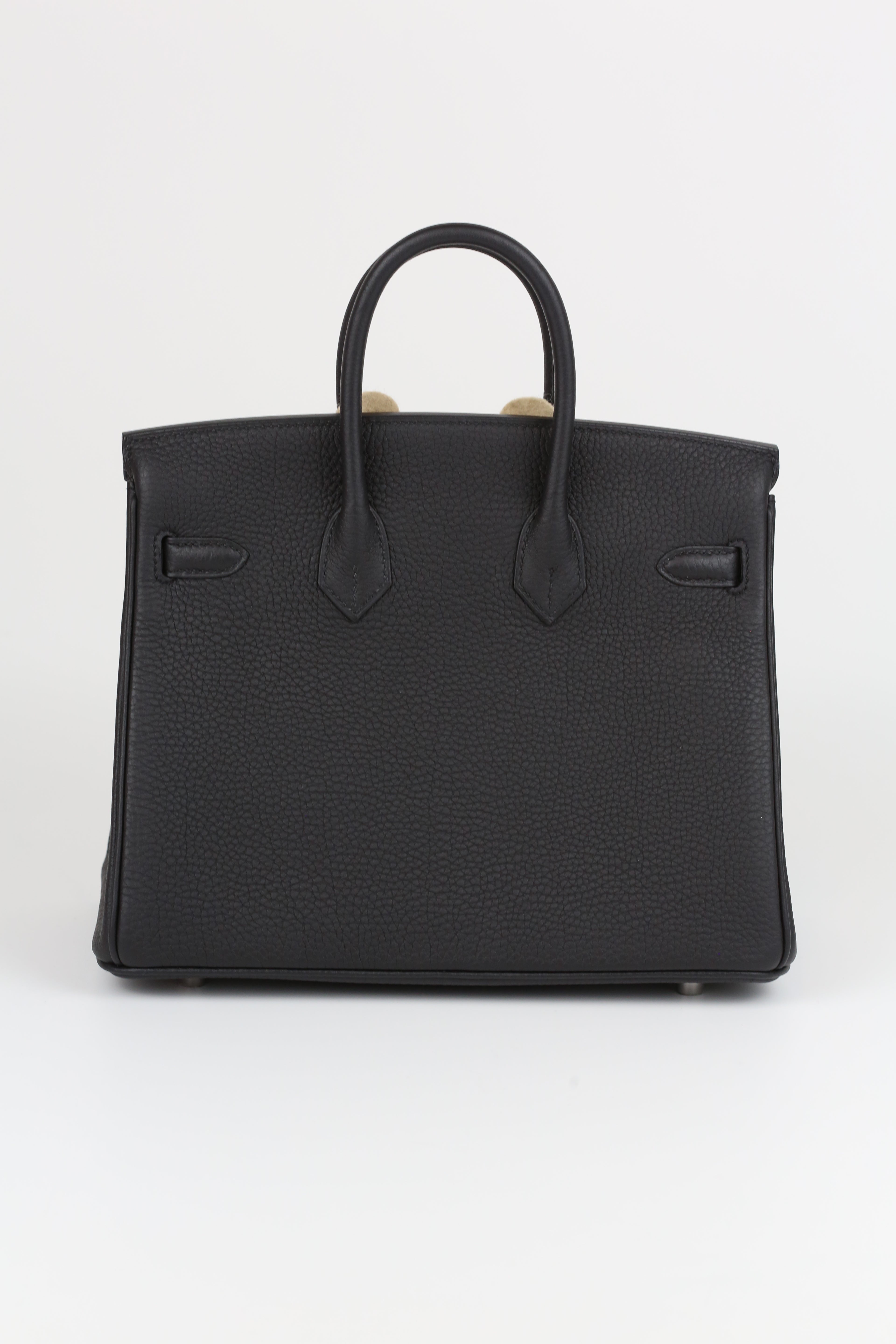 HERMÈS Birkin Black Silver