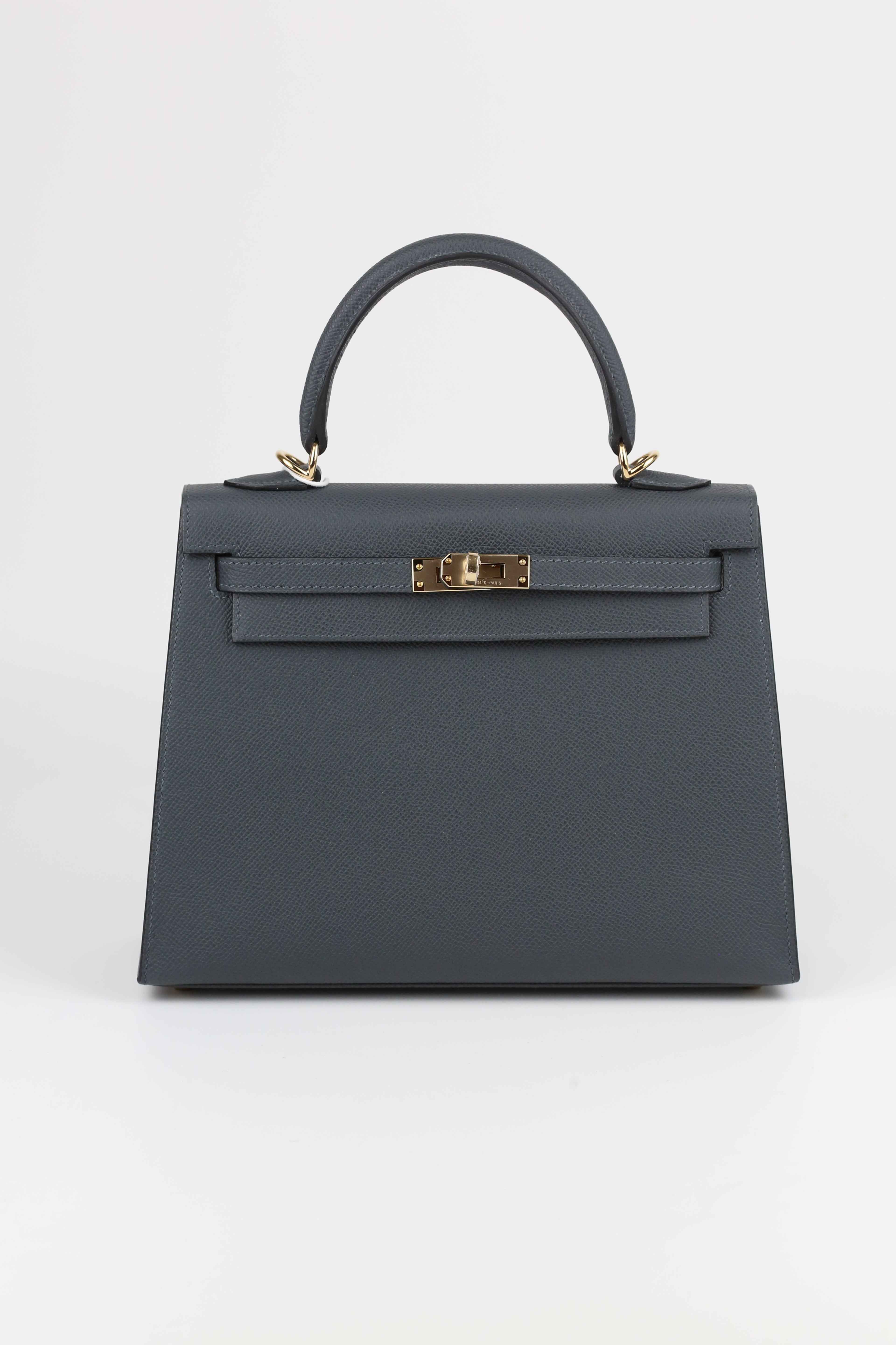 HERMÈS Kelly 25 Gris Misty
