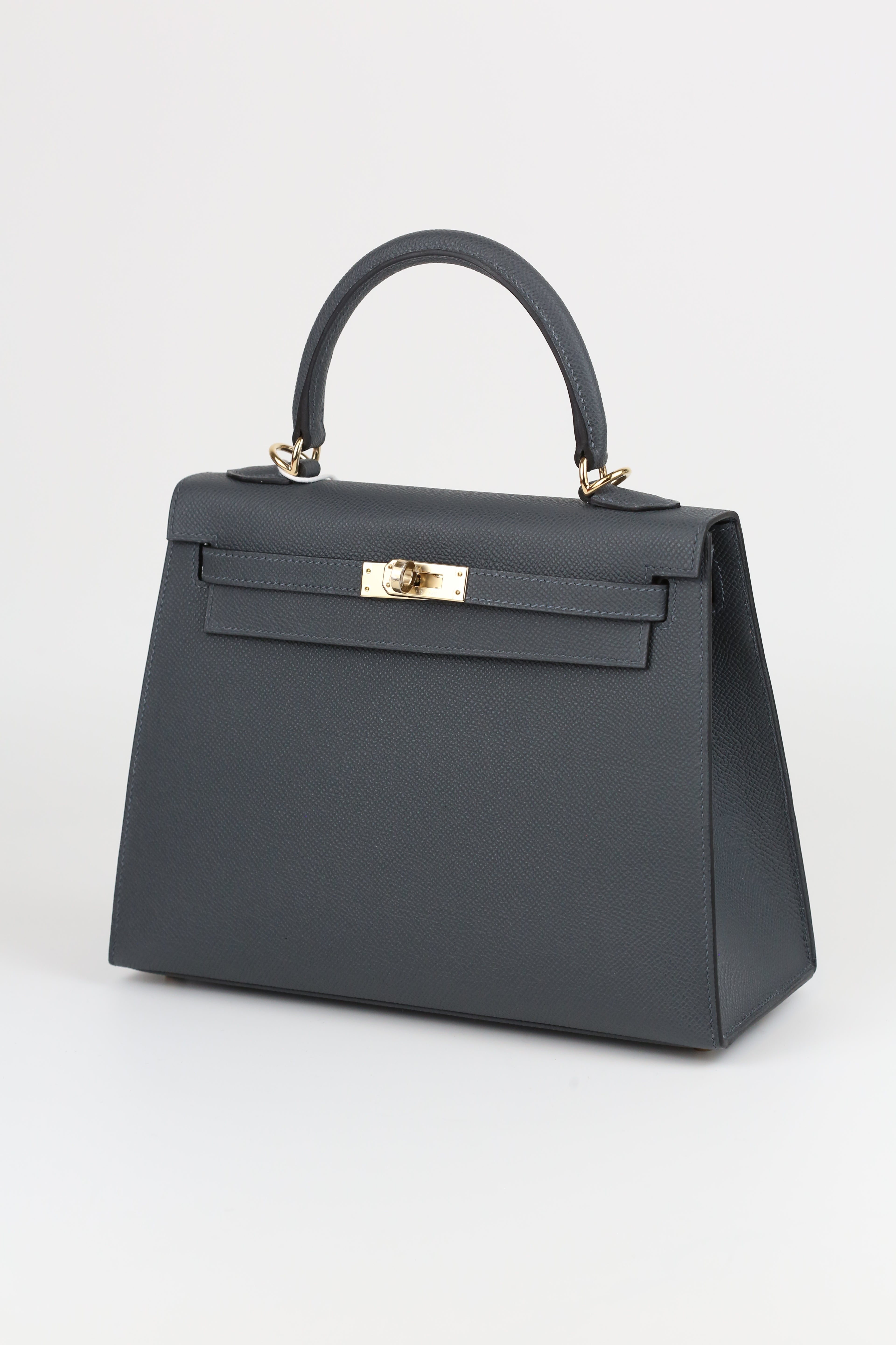 HERMÈS Kelly 25 Gris Misty