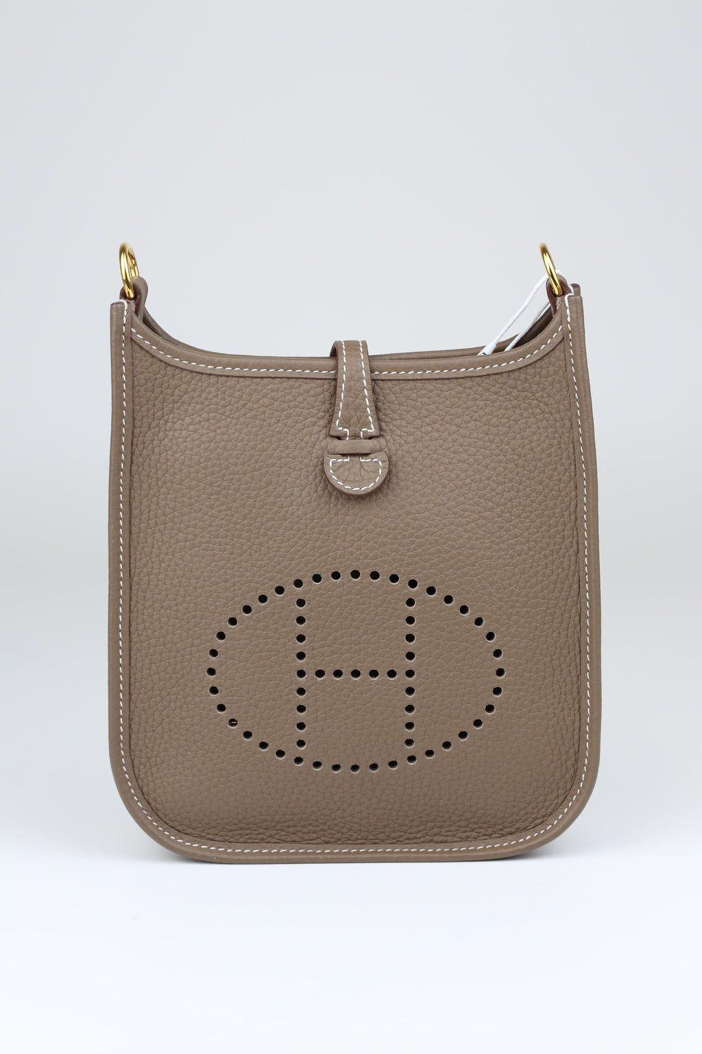 HERMÈS Mini Evelyn Etoupe