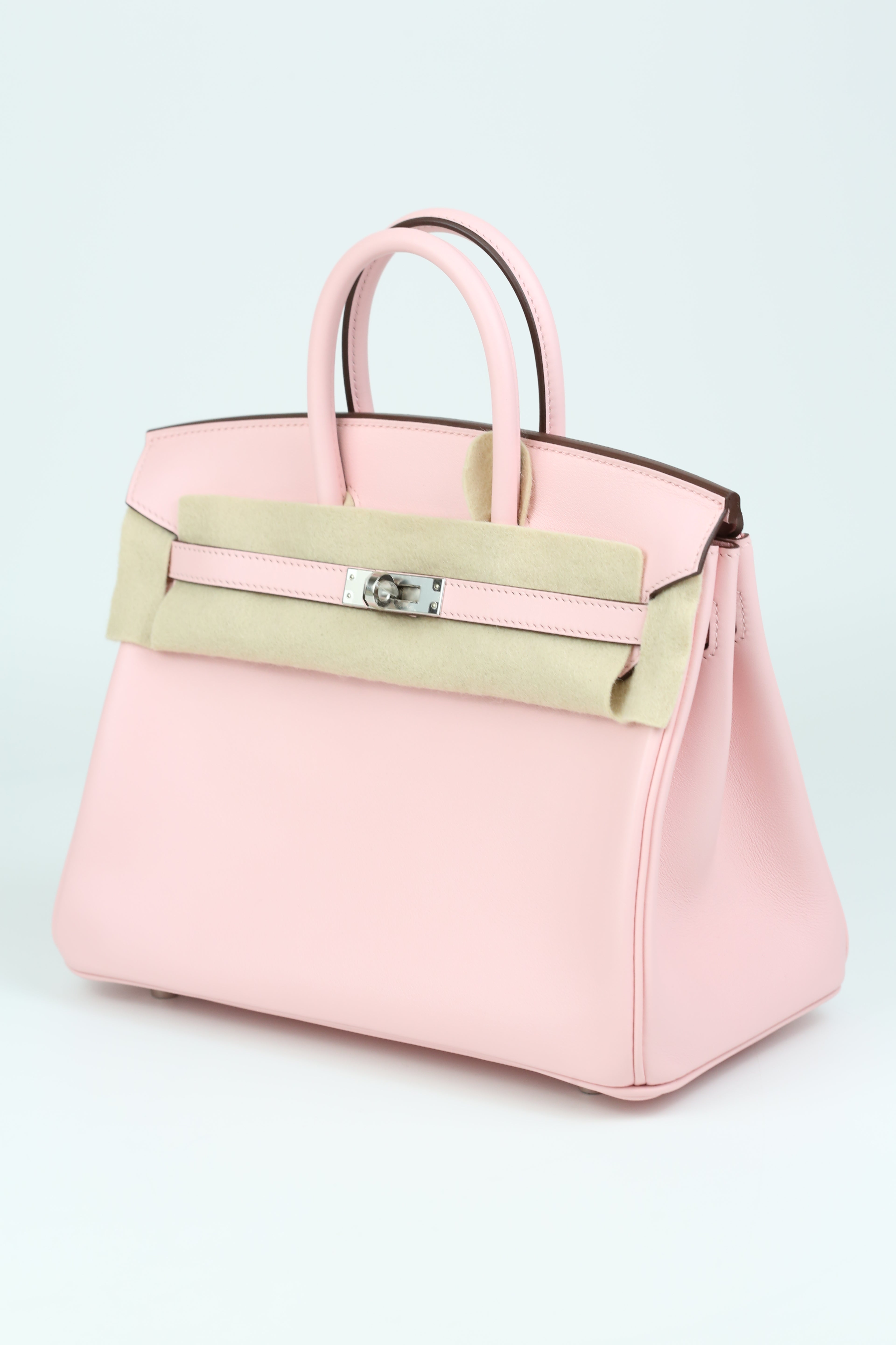 HERMÈS Birkin 25 Rose Sakura Swift