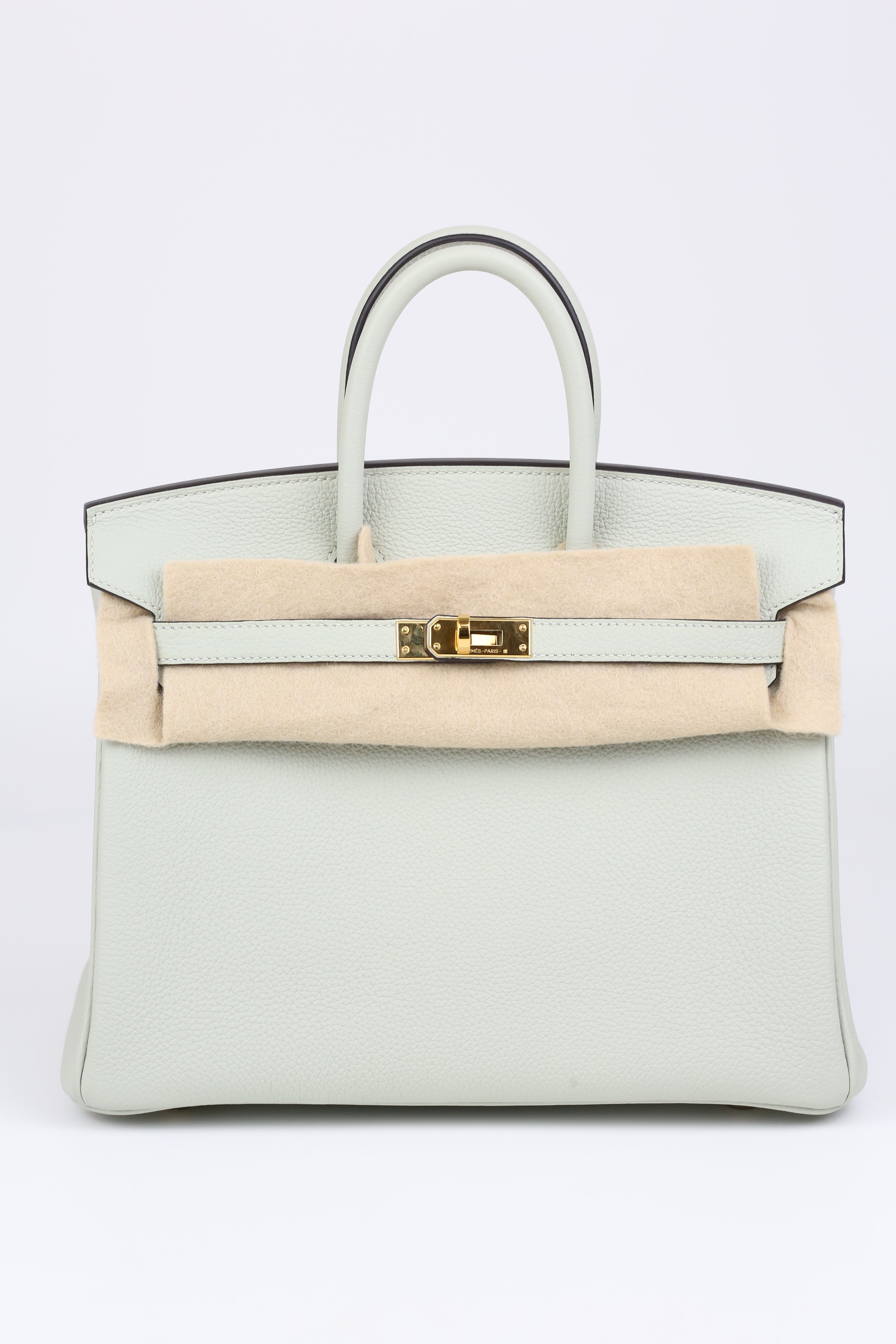 HERMÈS Birkin 25 Gris Neve