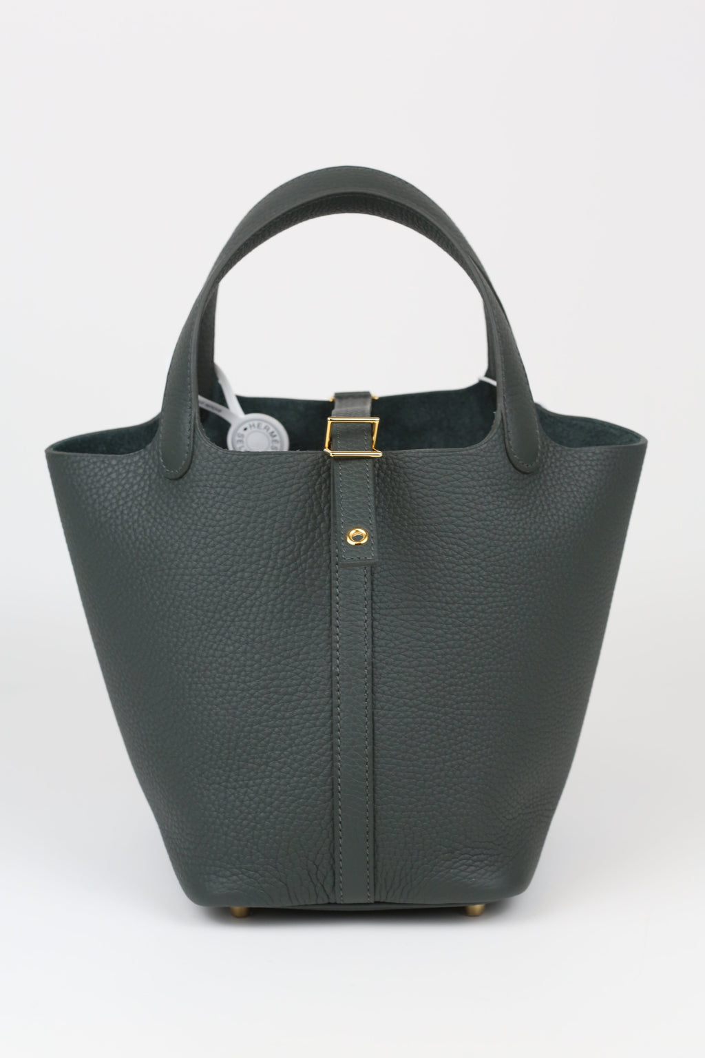 HERMÈS Picotin 18 Vert Mangrove gold