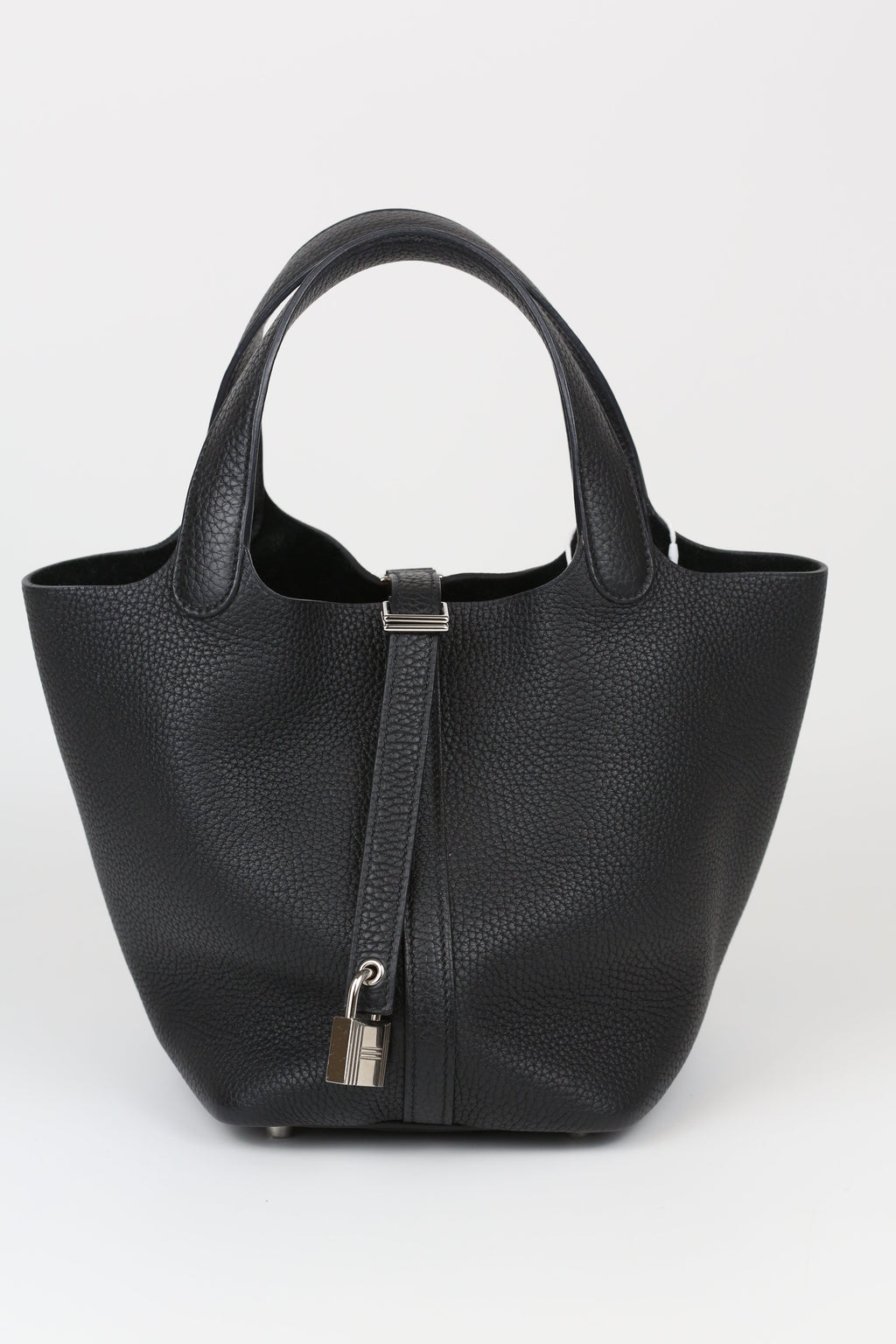 HERMÈS Picotin 18 Noir Silver