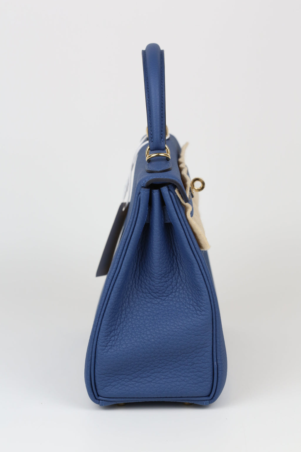 HERMÈS Kelly 25 Blue  Silver