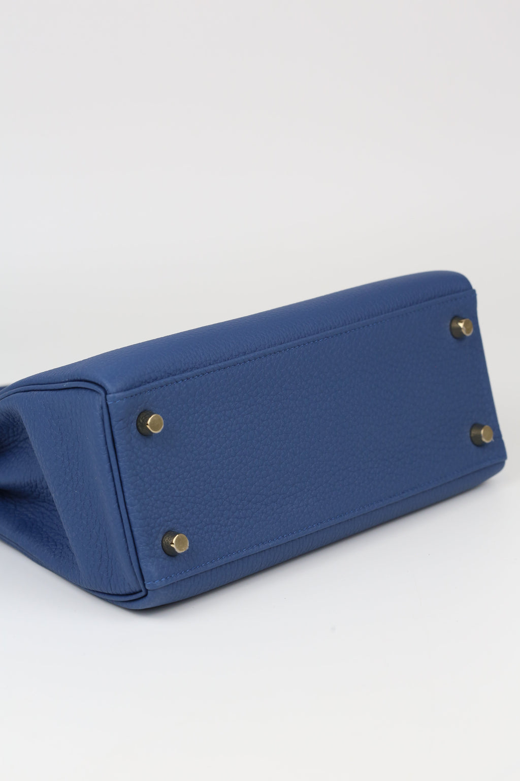HERMÈS Kelly 25 Blue  Silver