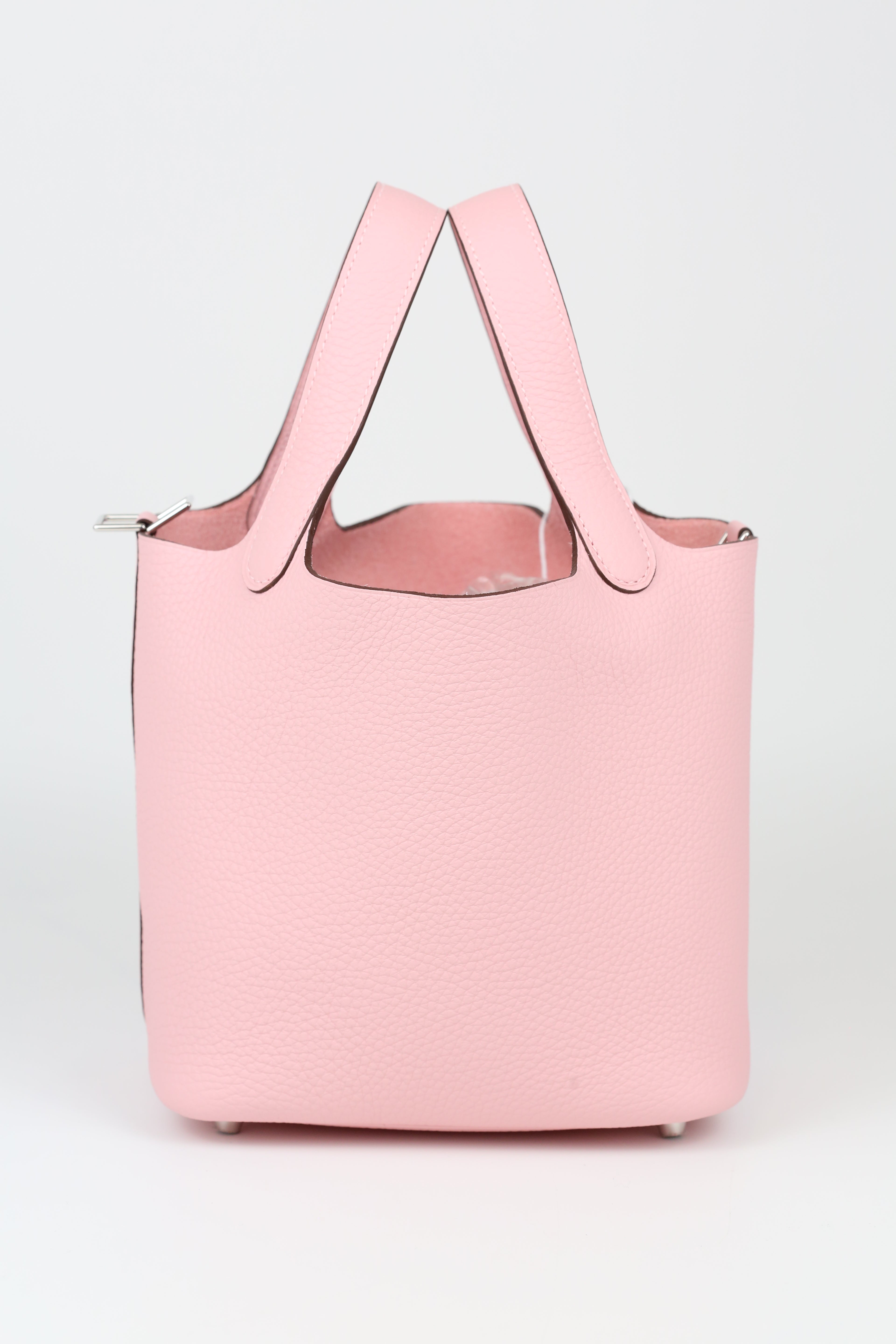 HERMÈS Picotin 18 Rose Sakura Silver