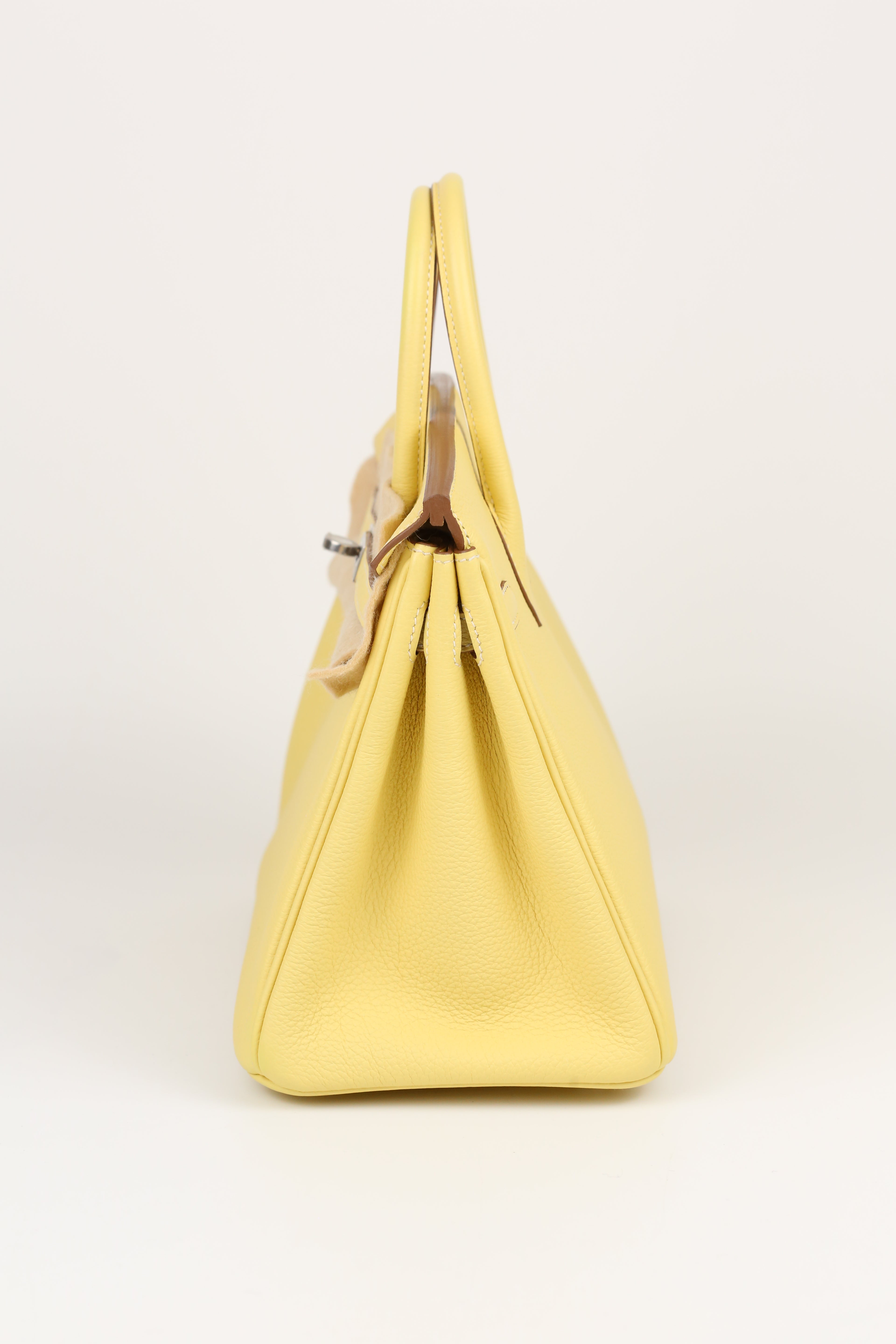 HERMÈS Birkin 25 Jaune Poussin
