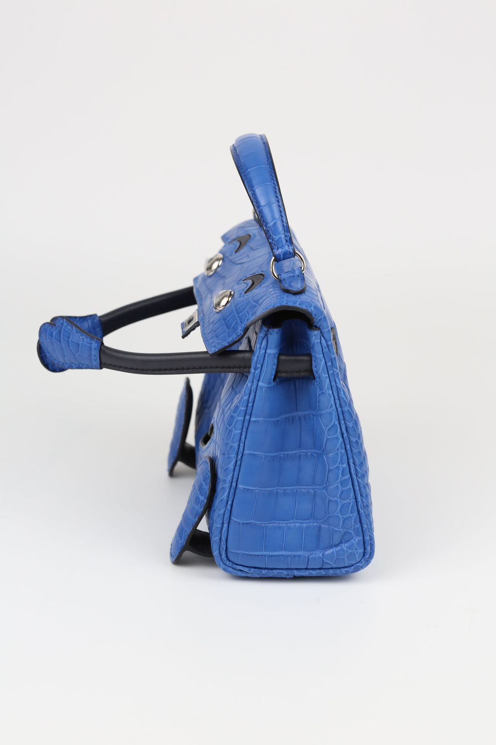 HERMÈS Kelly Doll Blue Electric