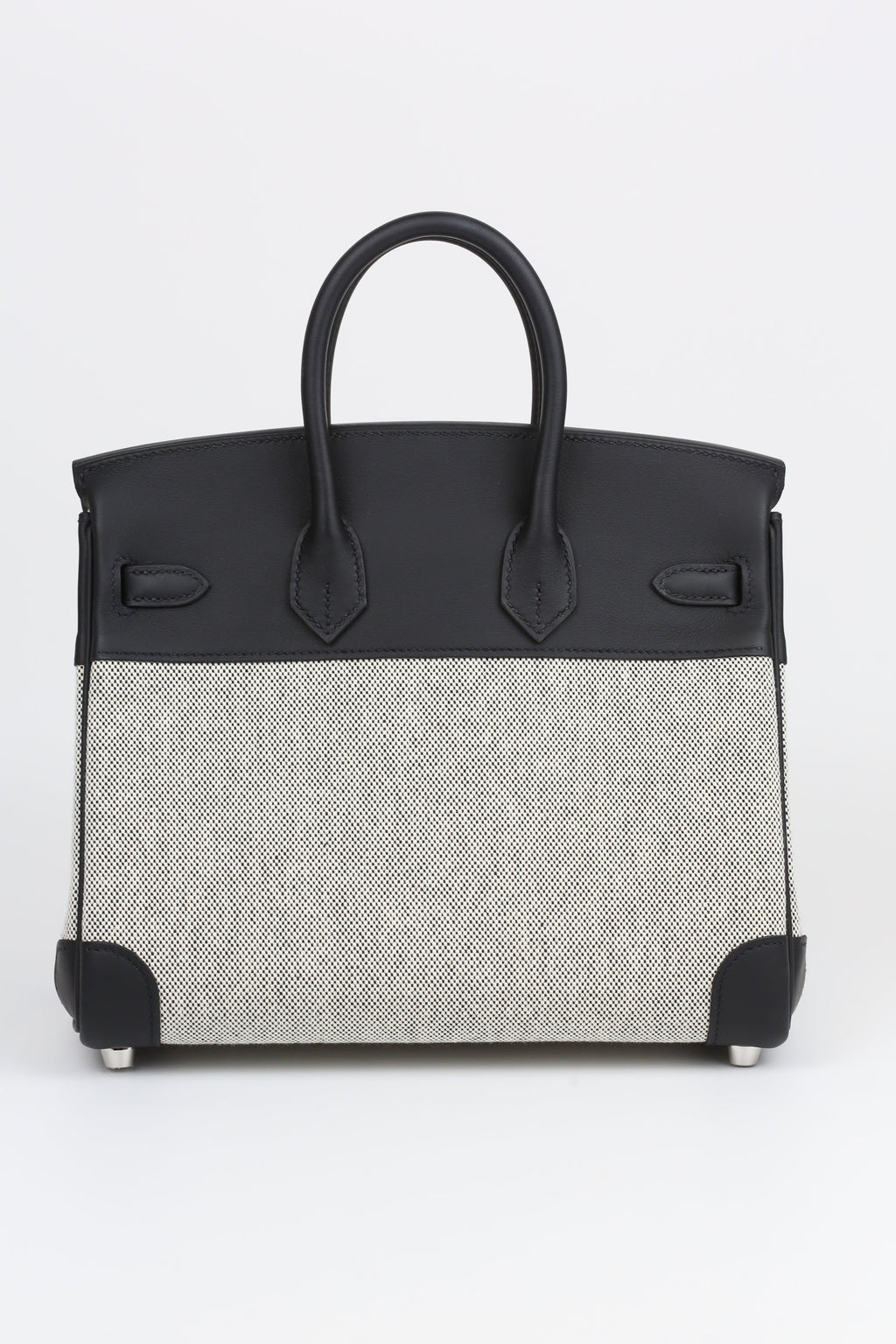 HERMÈS Birkin 25 Noir Ecru