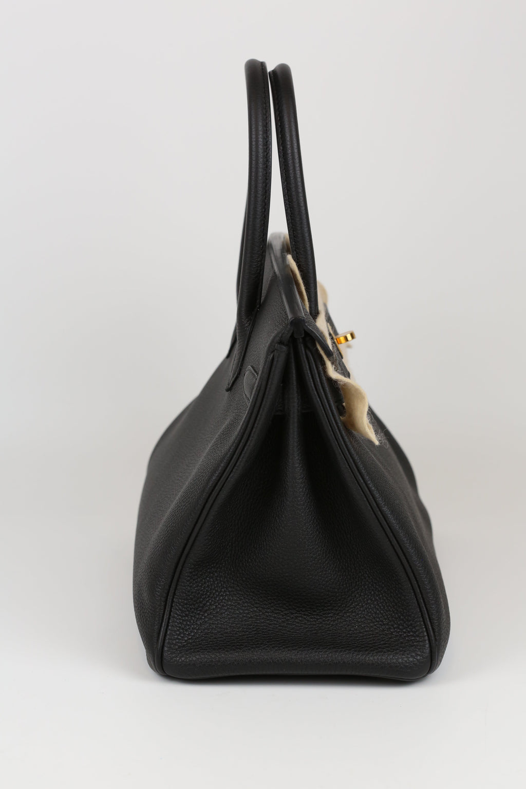 HERMÈS Birkin 30 Noir Gold