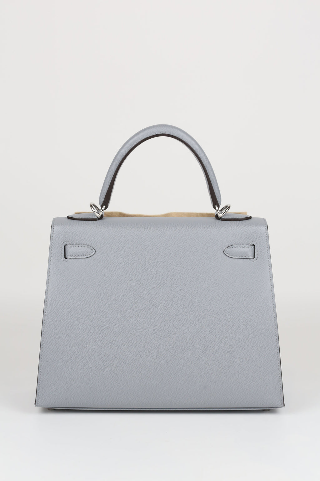 HERMÈS Kelly 25 8U Blue Glacier