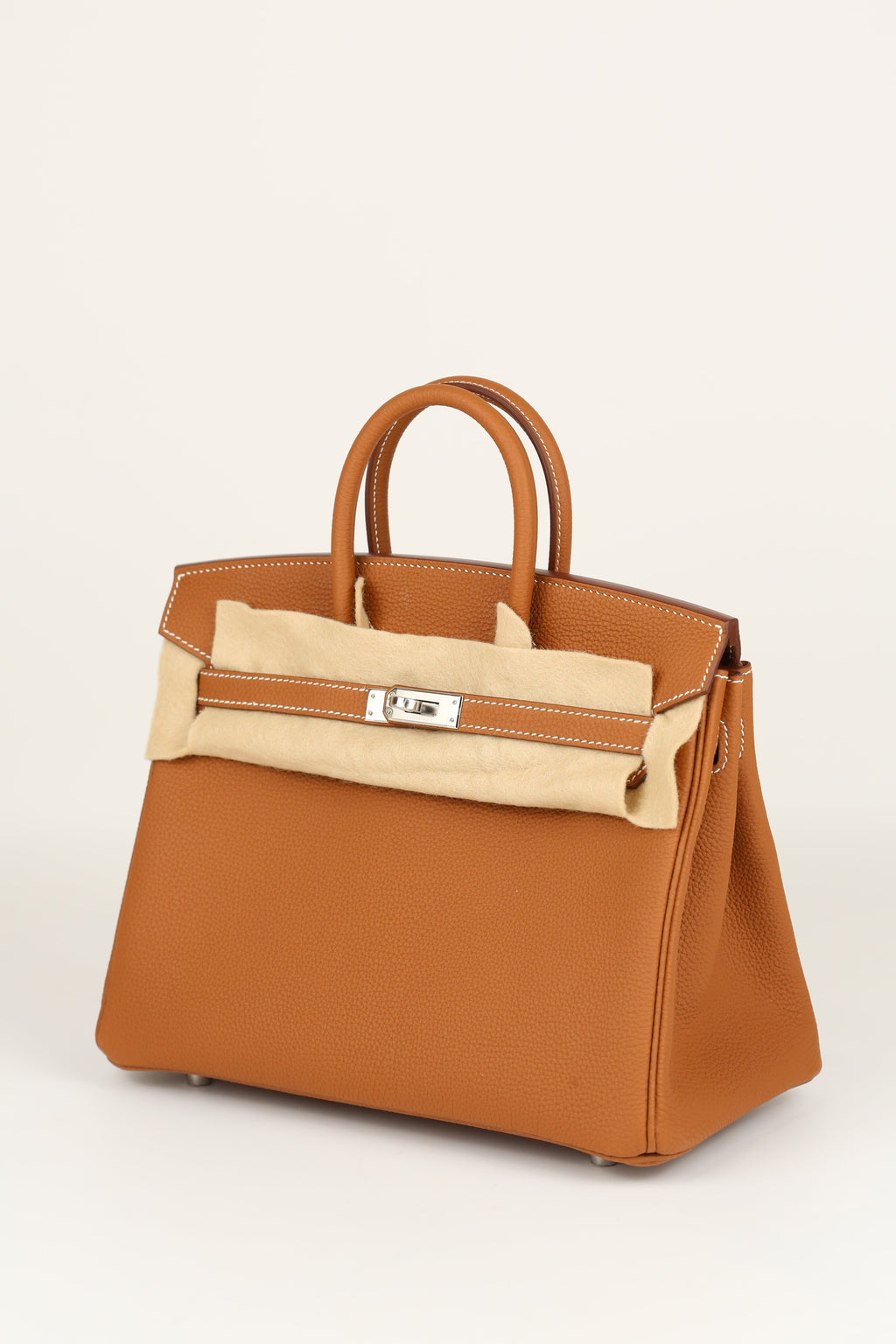 HERMÈS Birkin 25 Gold Silver