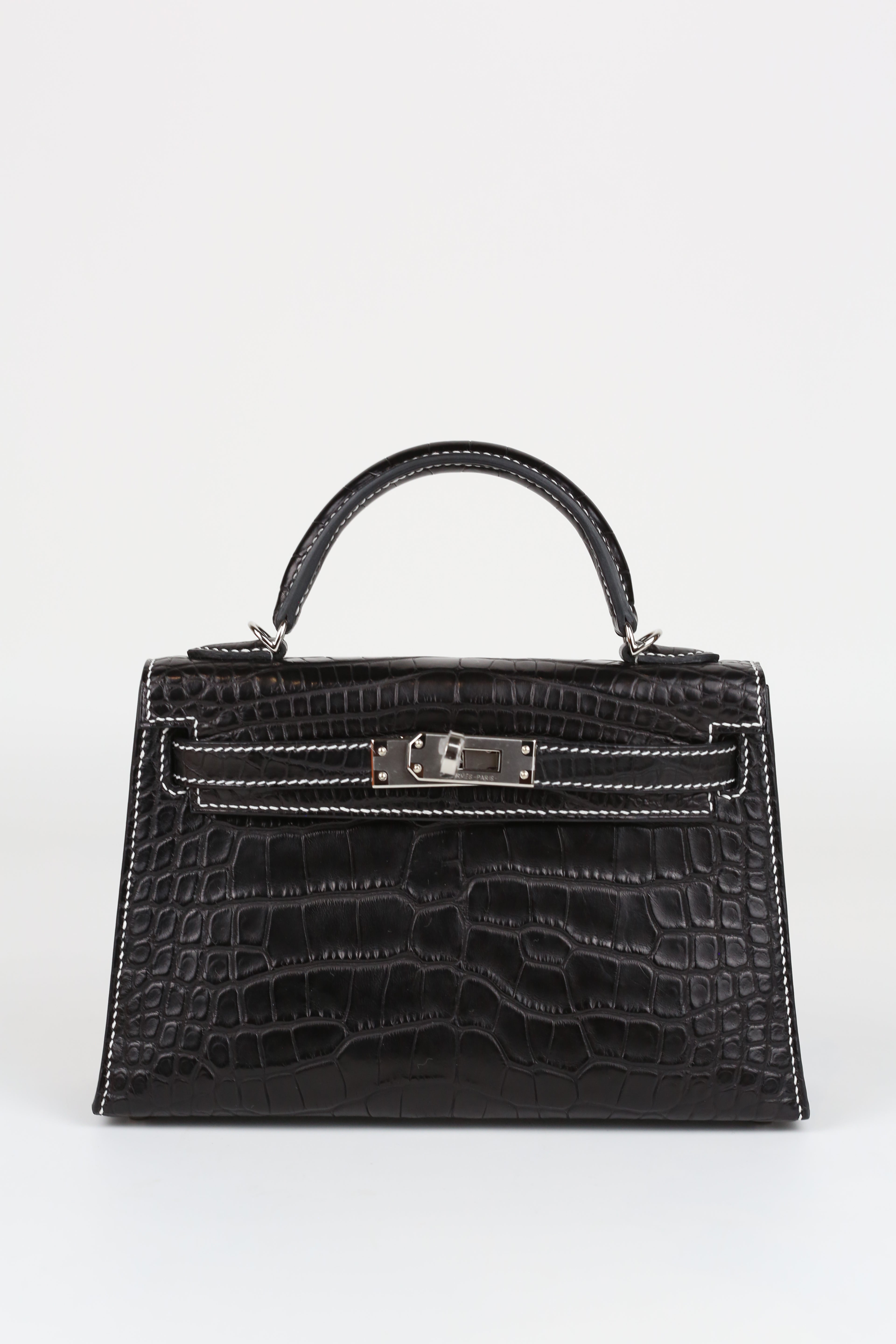 HERMÈS Mini Kelly  Matte Alligator