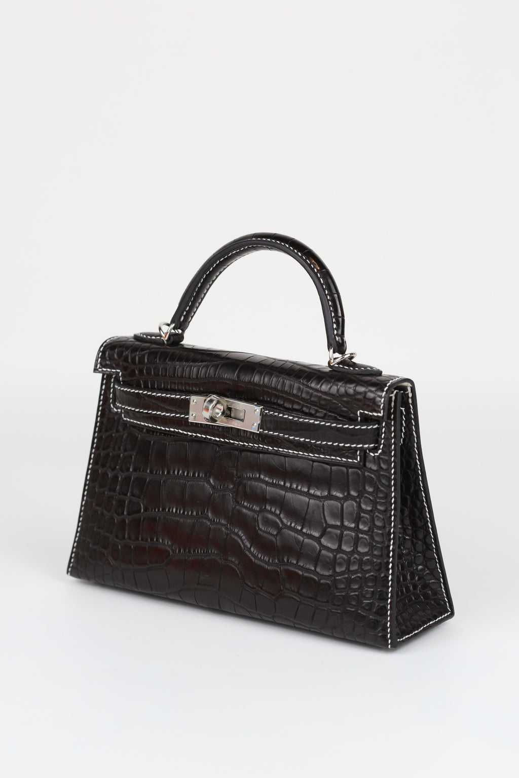 HERMÈS Mini Kelly  Matte Alligator