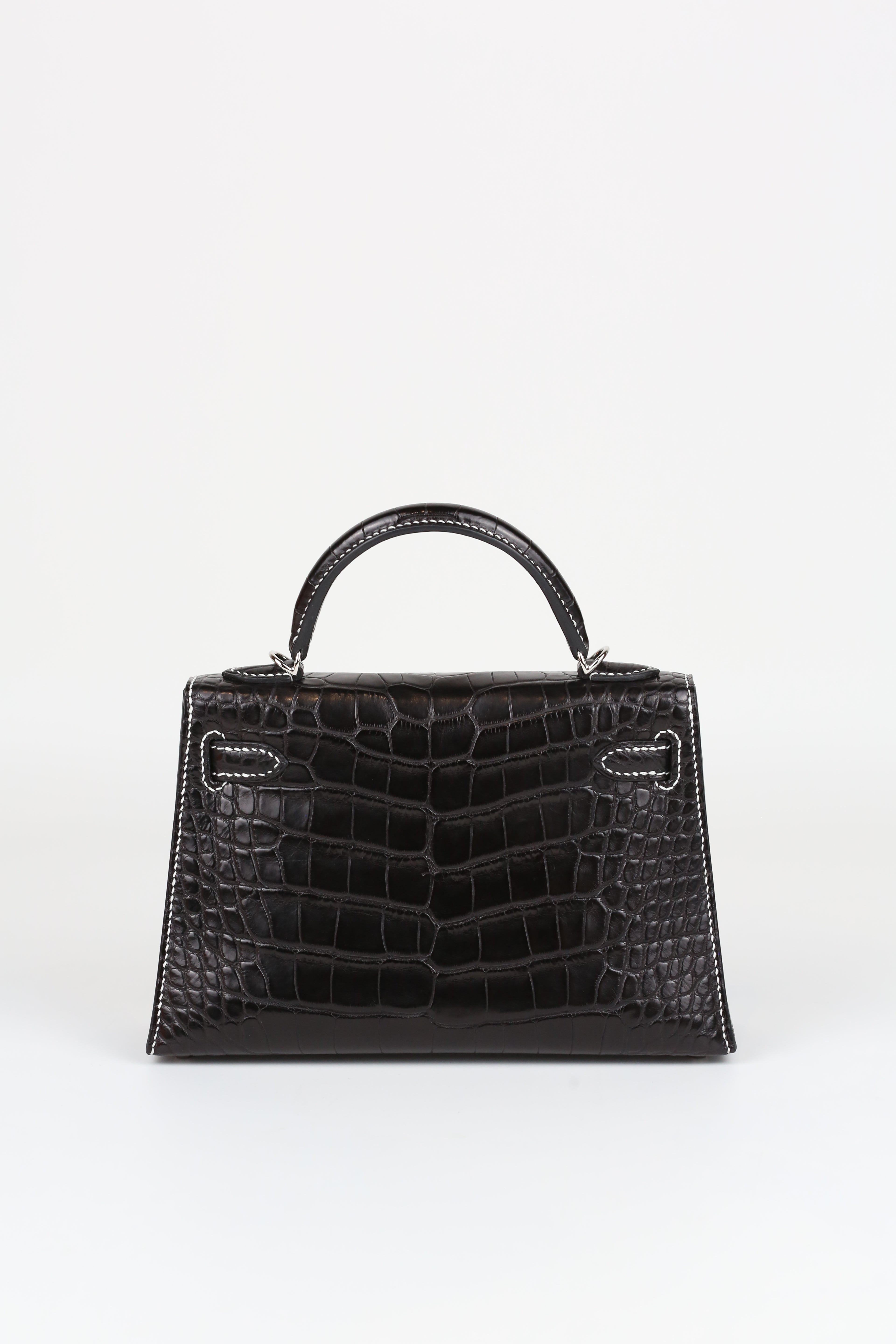 HERMÈS Mini Kelly  Matte Alligator