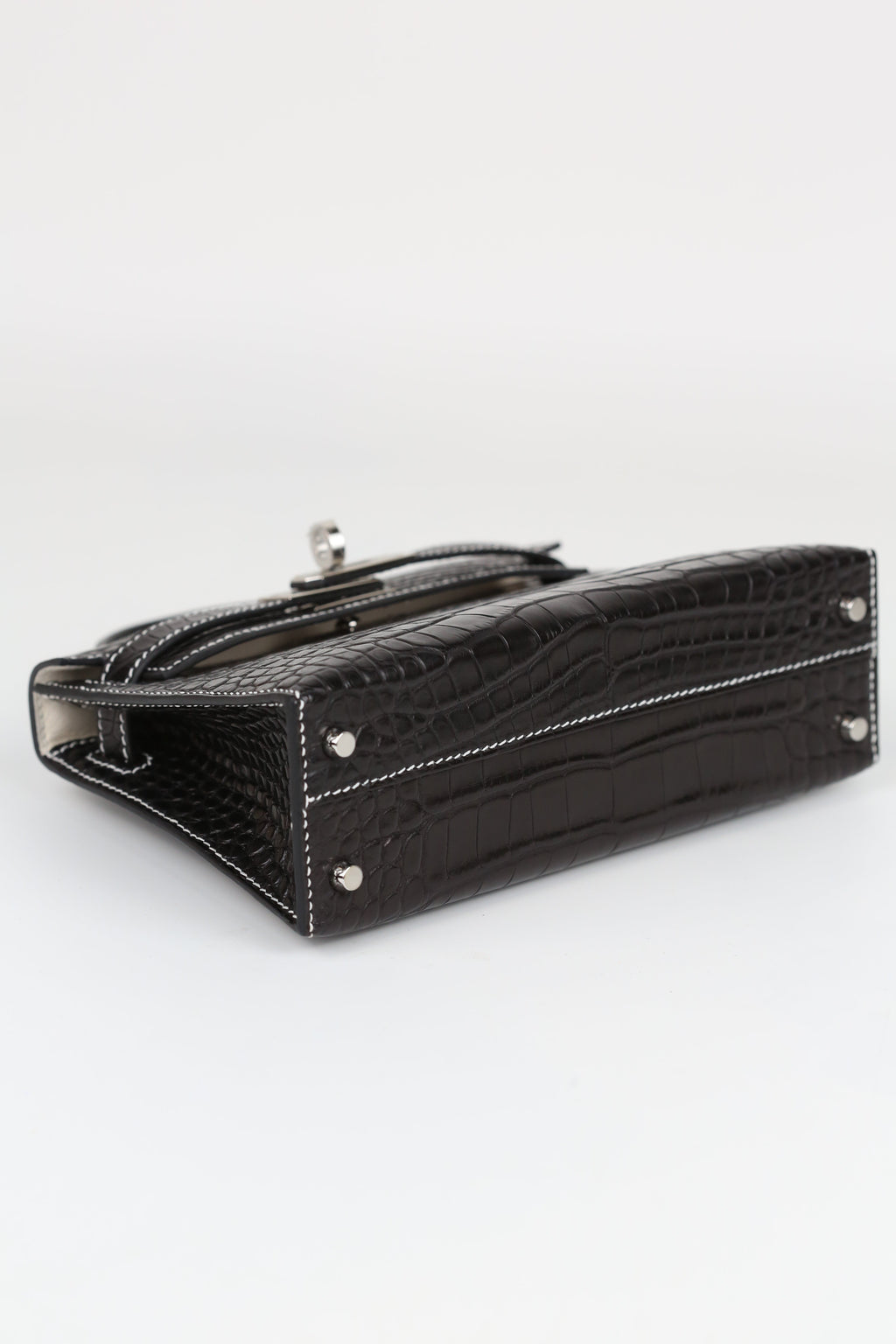 HERMÈS Mini Kelly  Matte Alligator