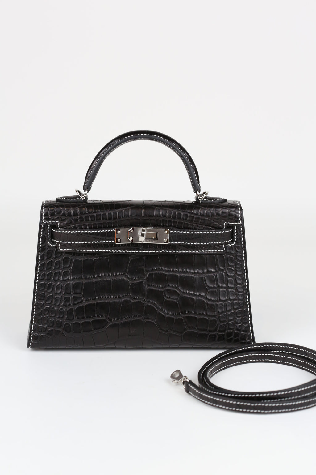 HERMÈS Mini Kelly  Matte Alligator