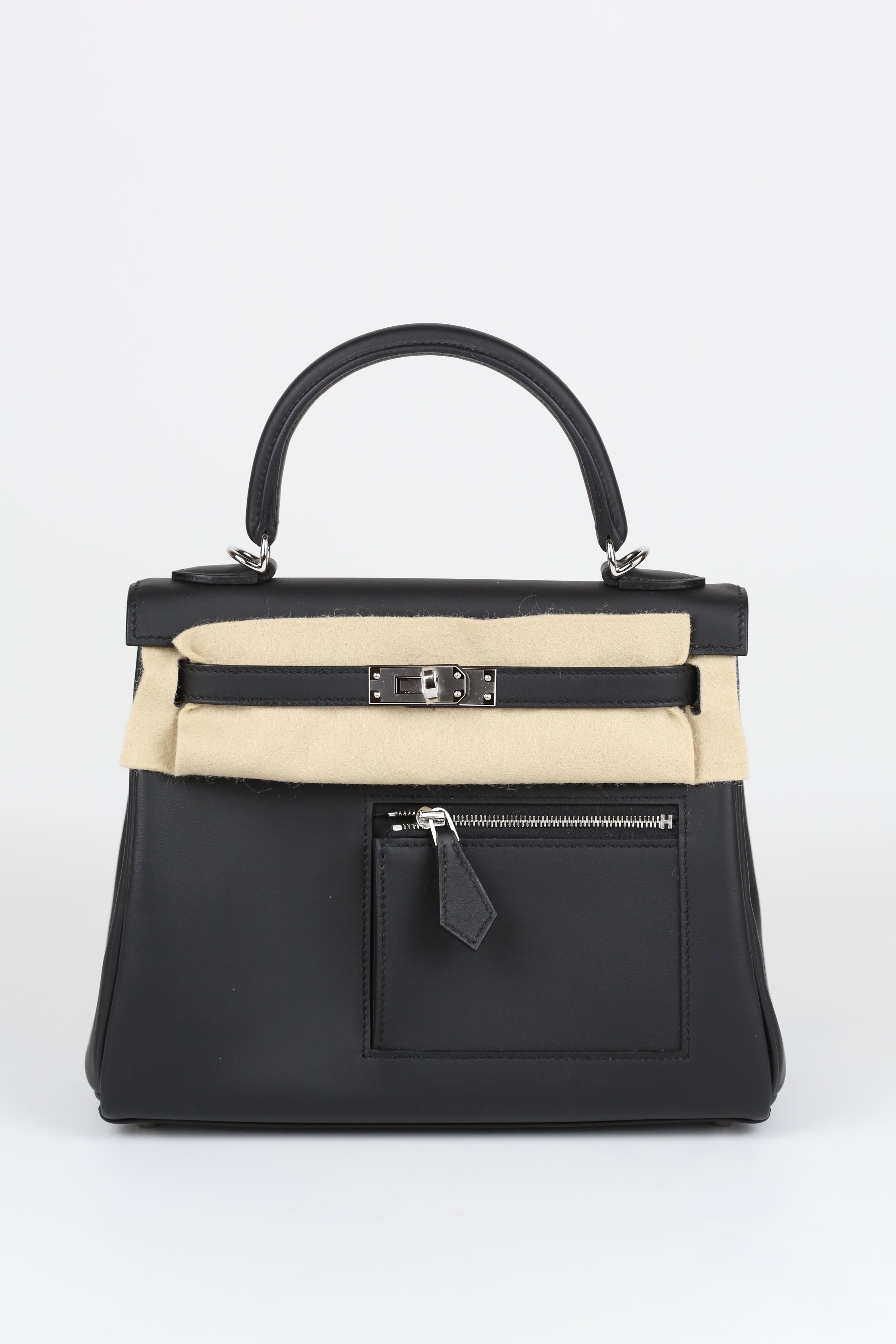 HERMÈS Kelly 25 Colormatic Black