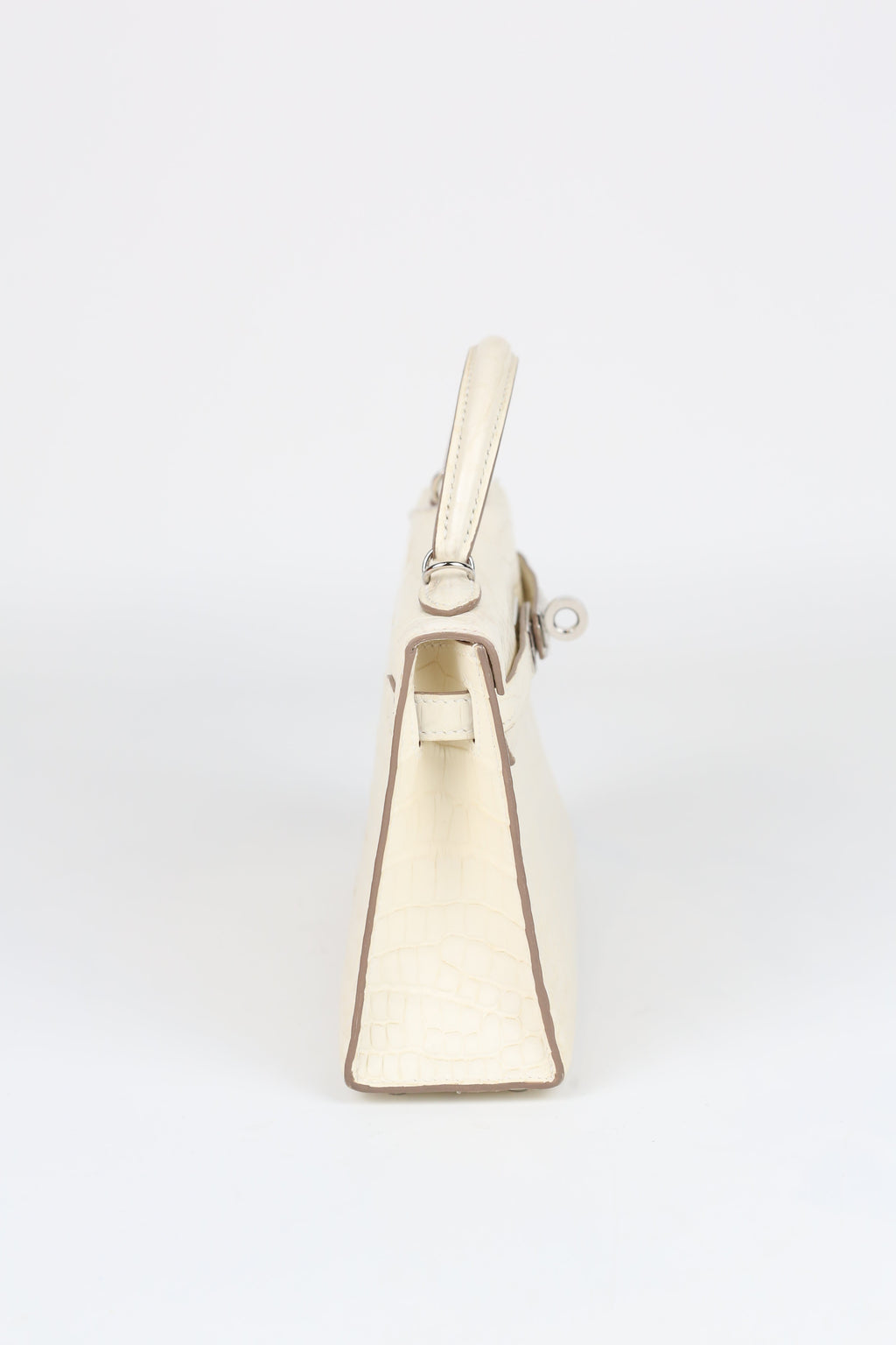 HERMÈS Mini Kelly Missi Ally Nata Silver