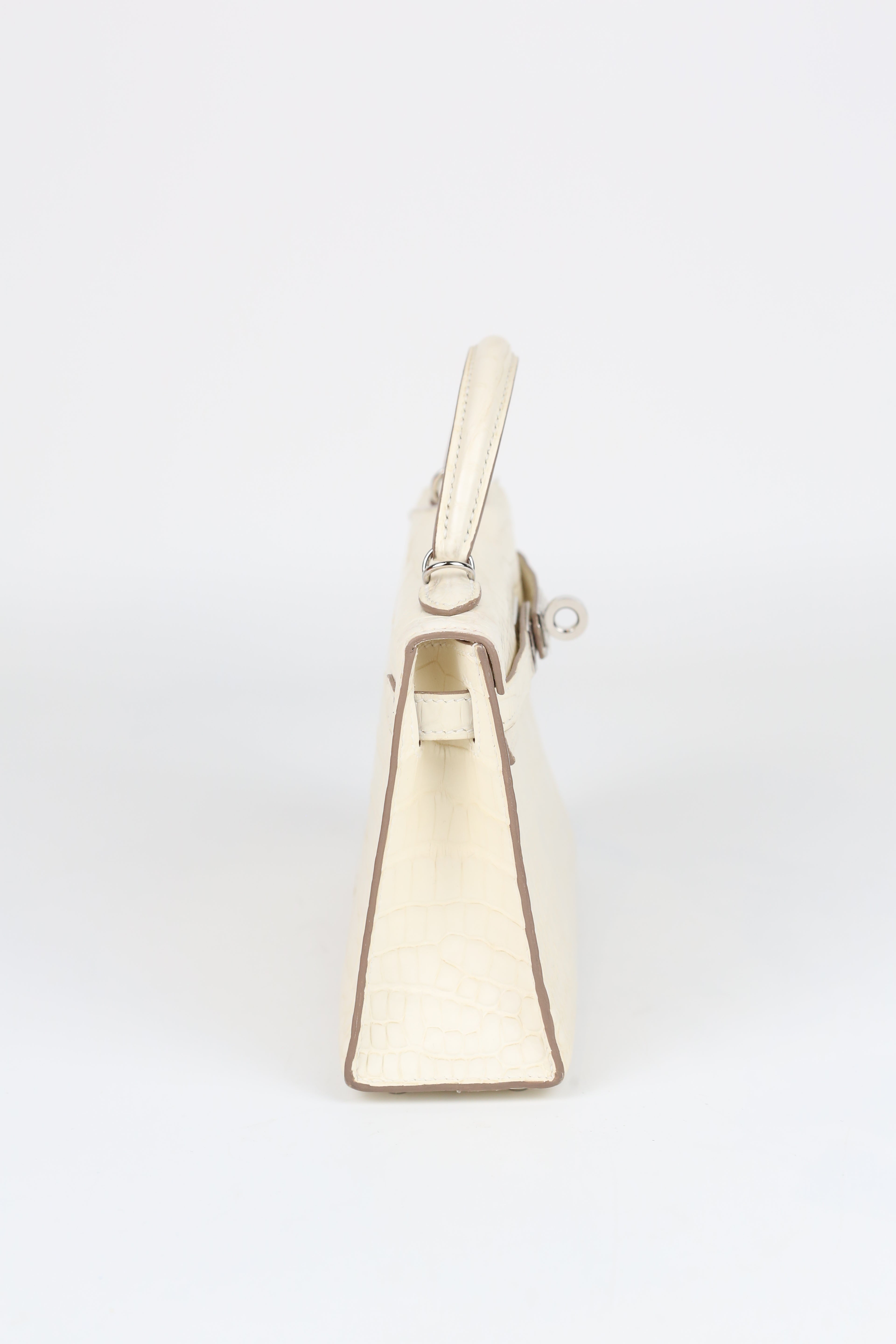 HERMÈS Mini Kelly Missi Ally Nata Silver