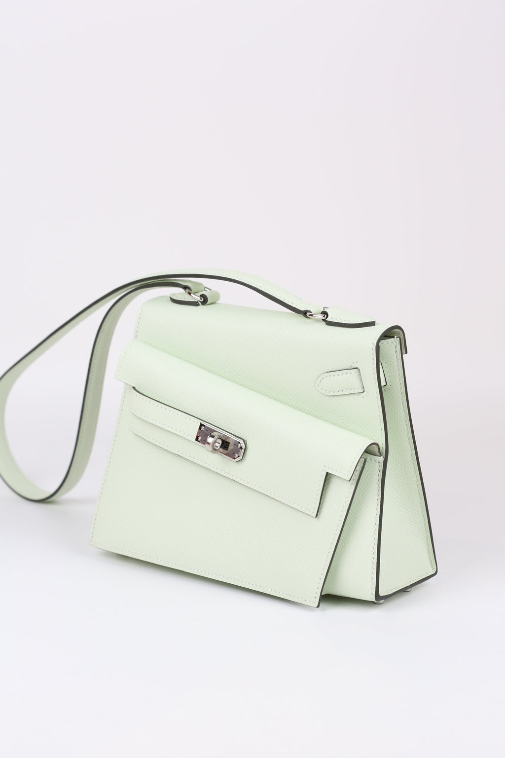 HERMÈS Kelly Desordre Vert Fizz B stamp