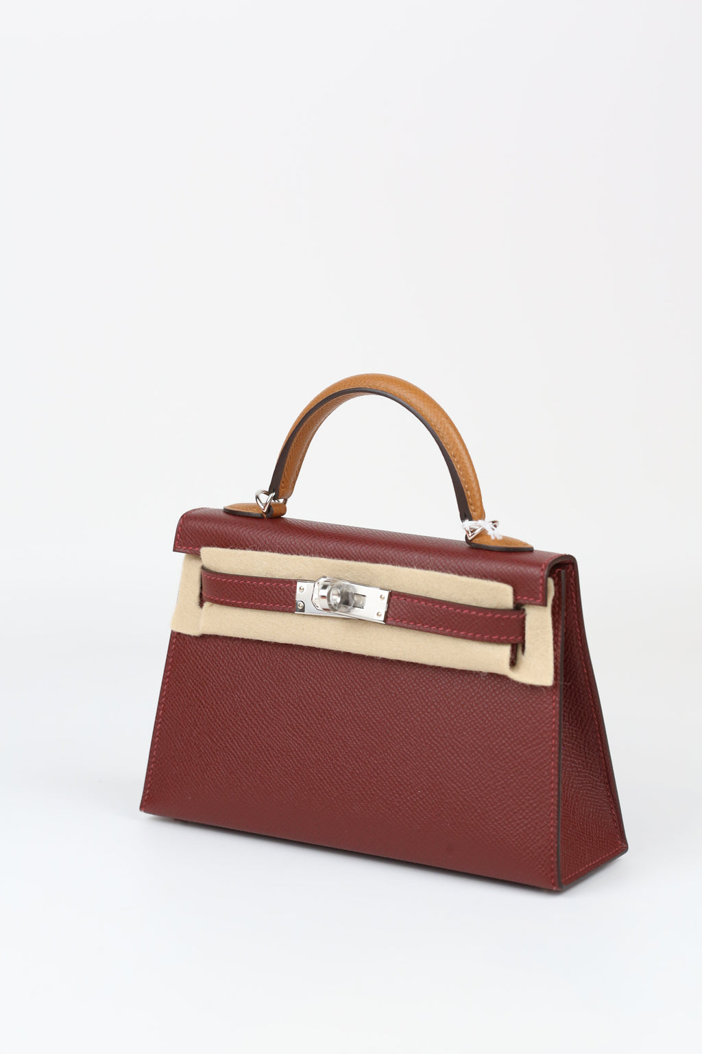 HERMÈS Mini Kelly Red & Gold