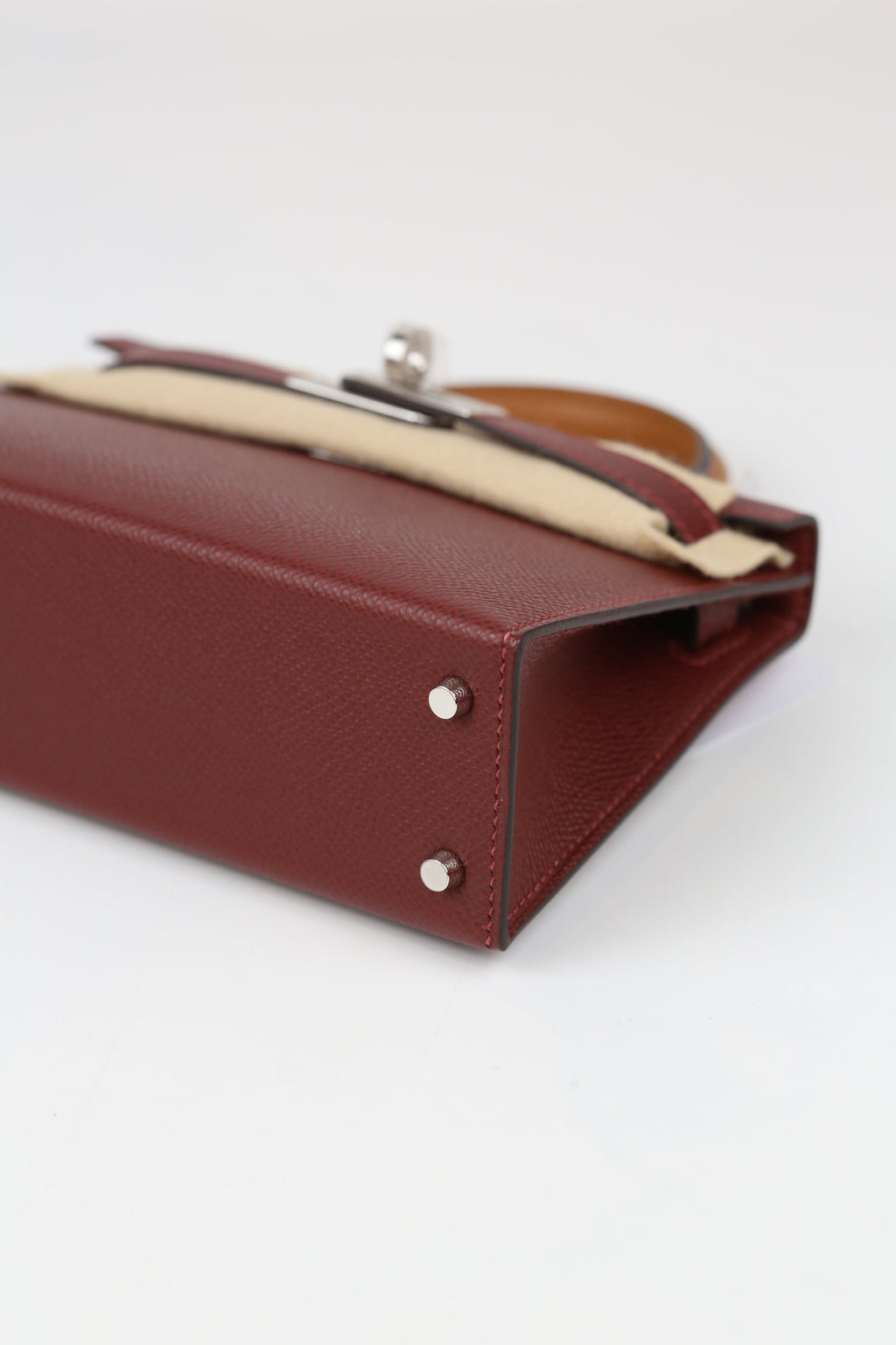 HERMÈS Mini Kelly Red & Gold