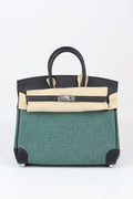 HERMÈS Toile Birkin 25