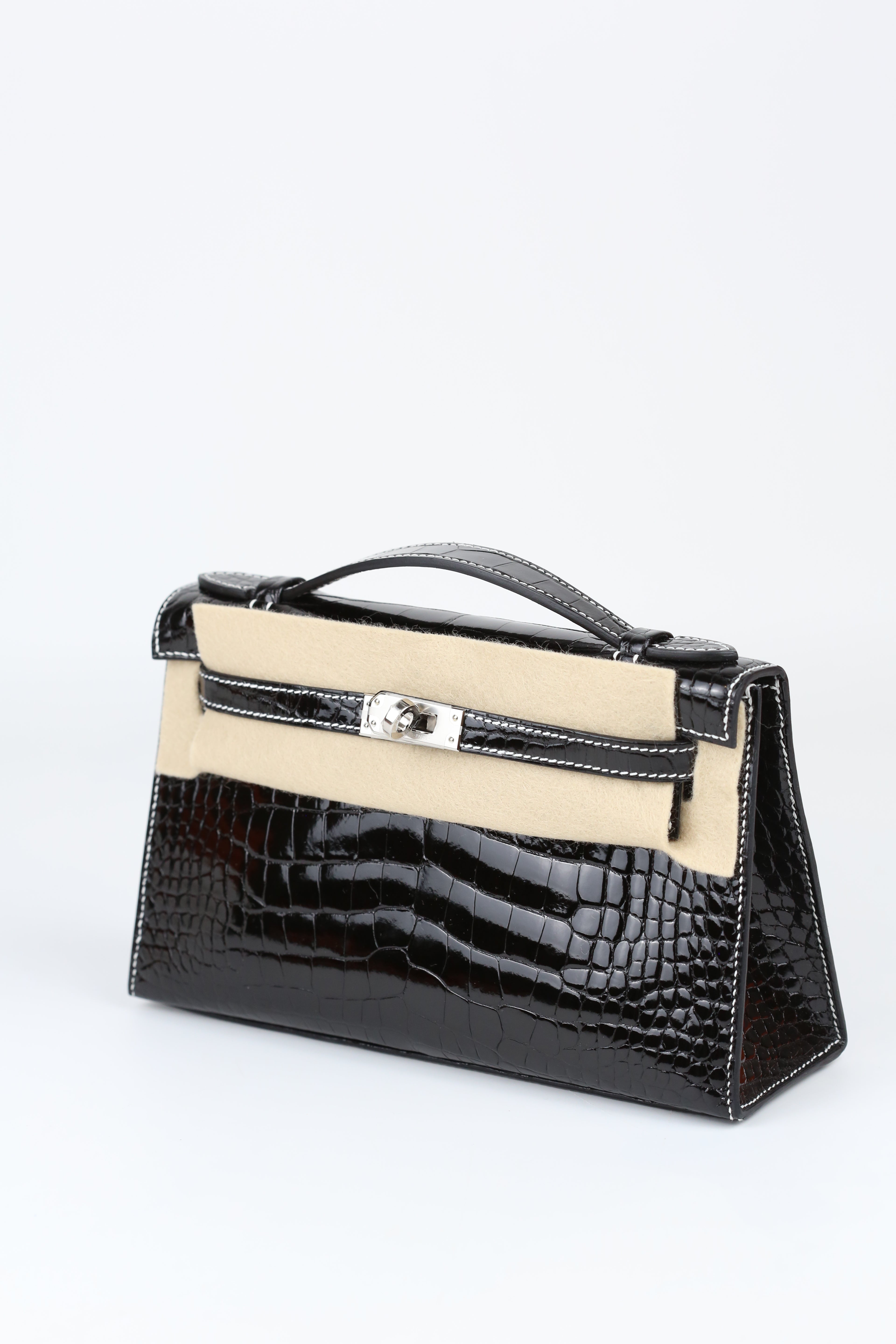 HERMÈS Kelly Pochette Alligator
