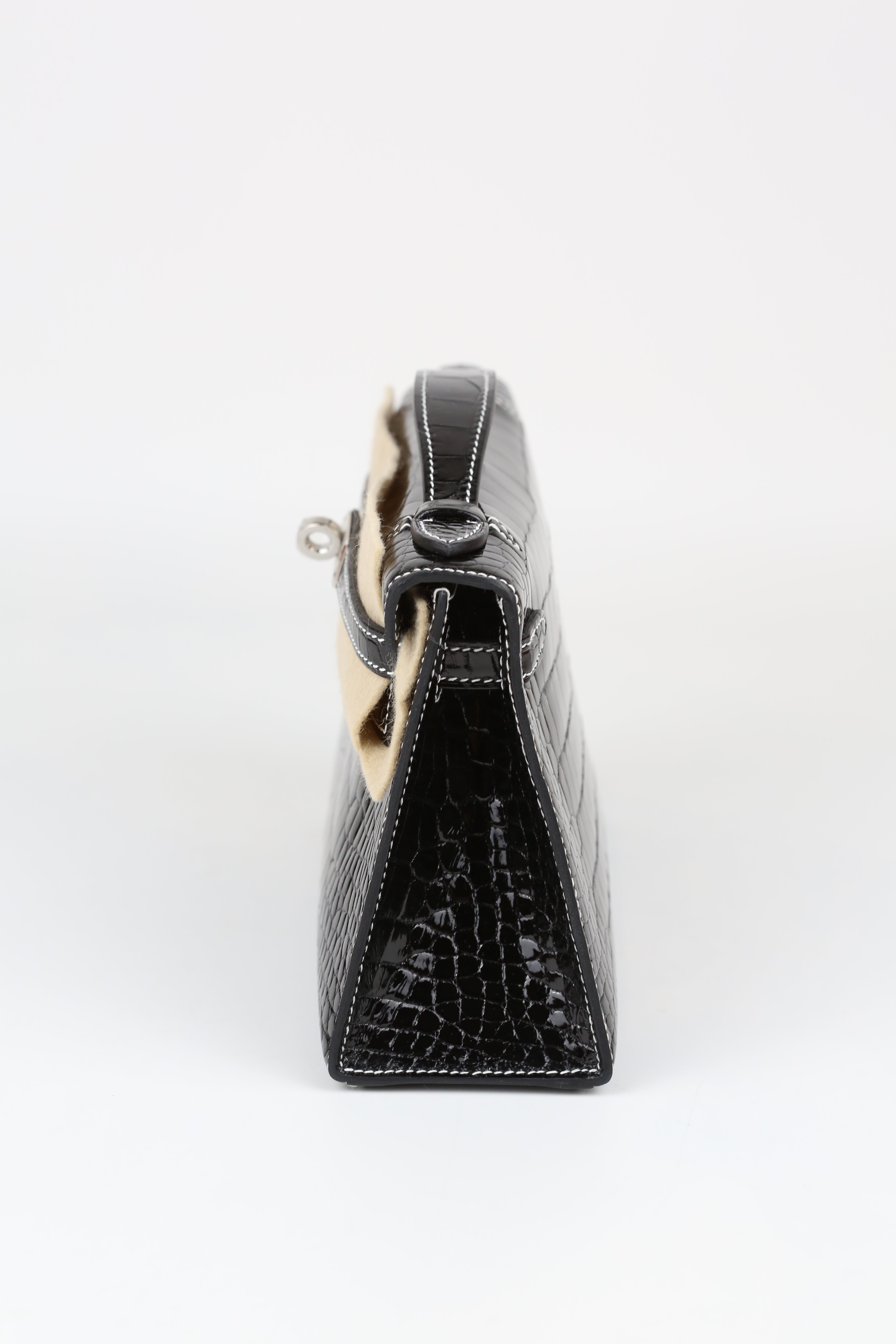 HERMÈS Kelly Pochette Alligator