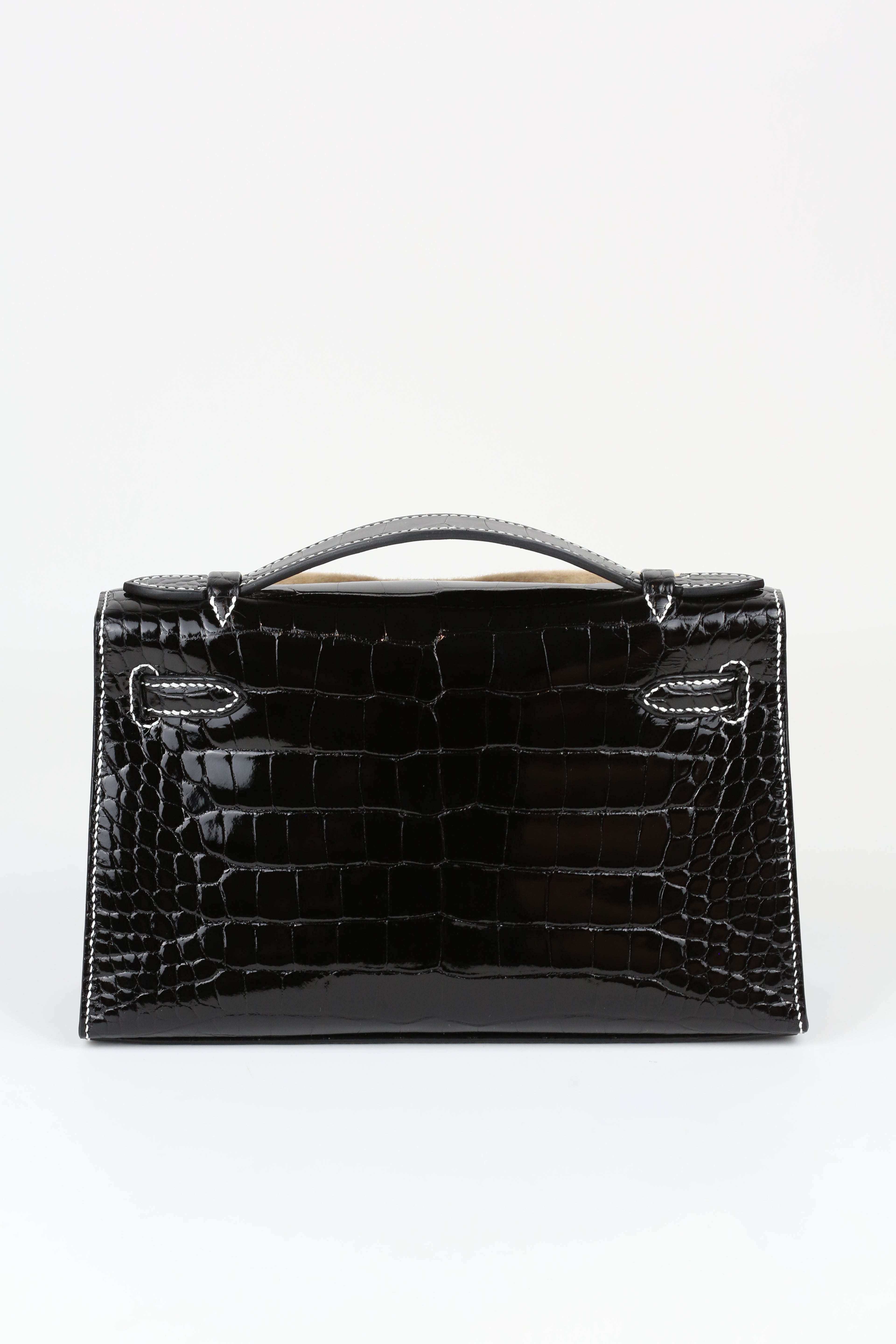 HERMÈS Kelly Pochette Alligator