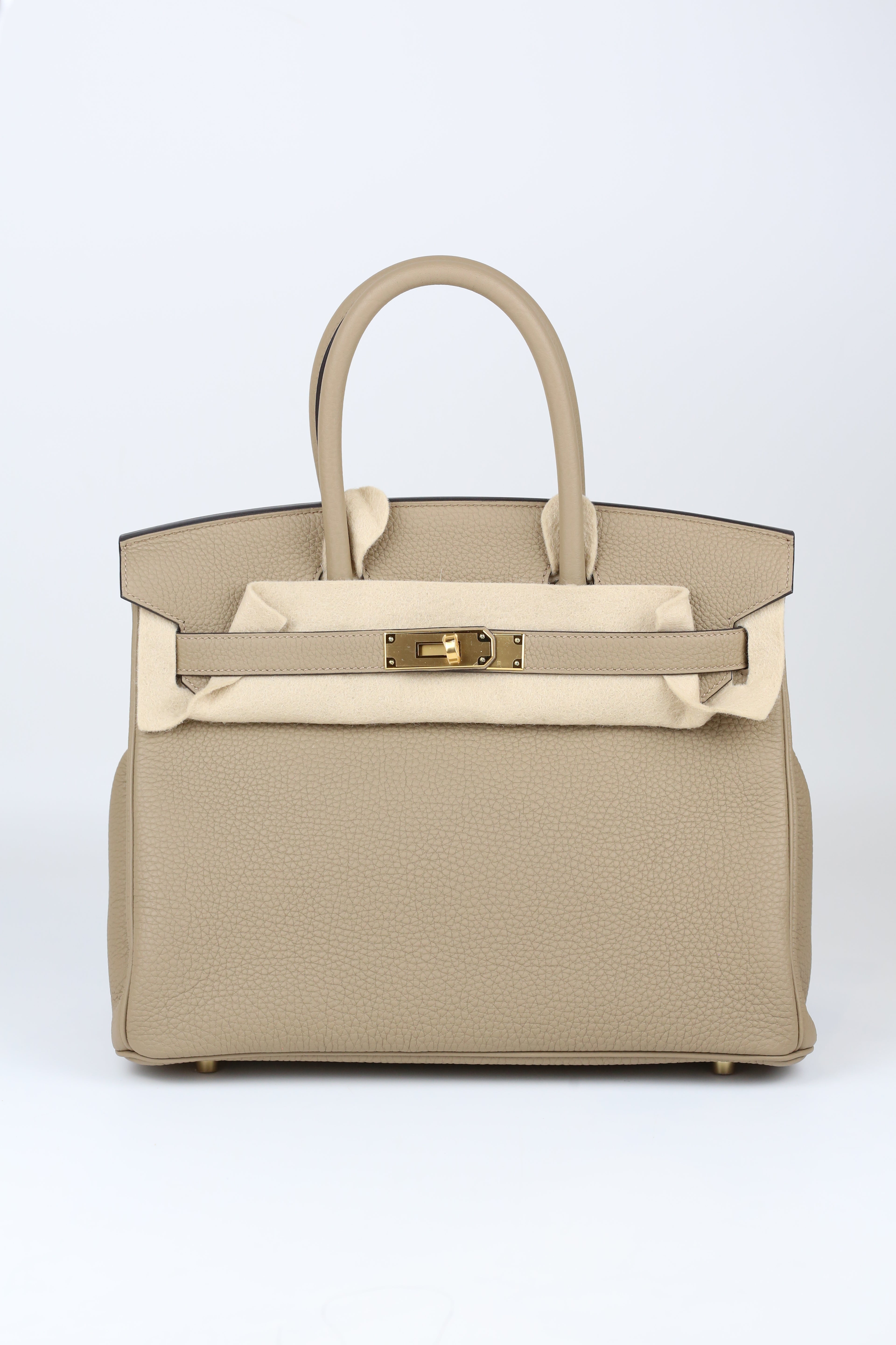 HERMÈS Birkin 30 Beige Marfa