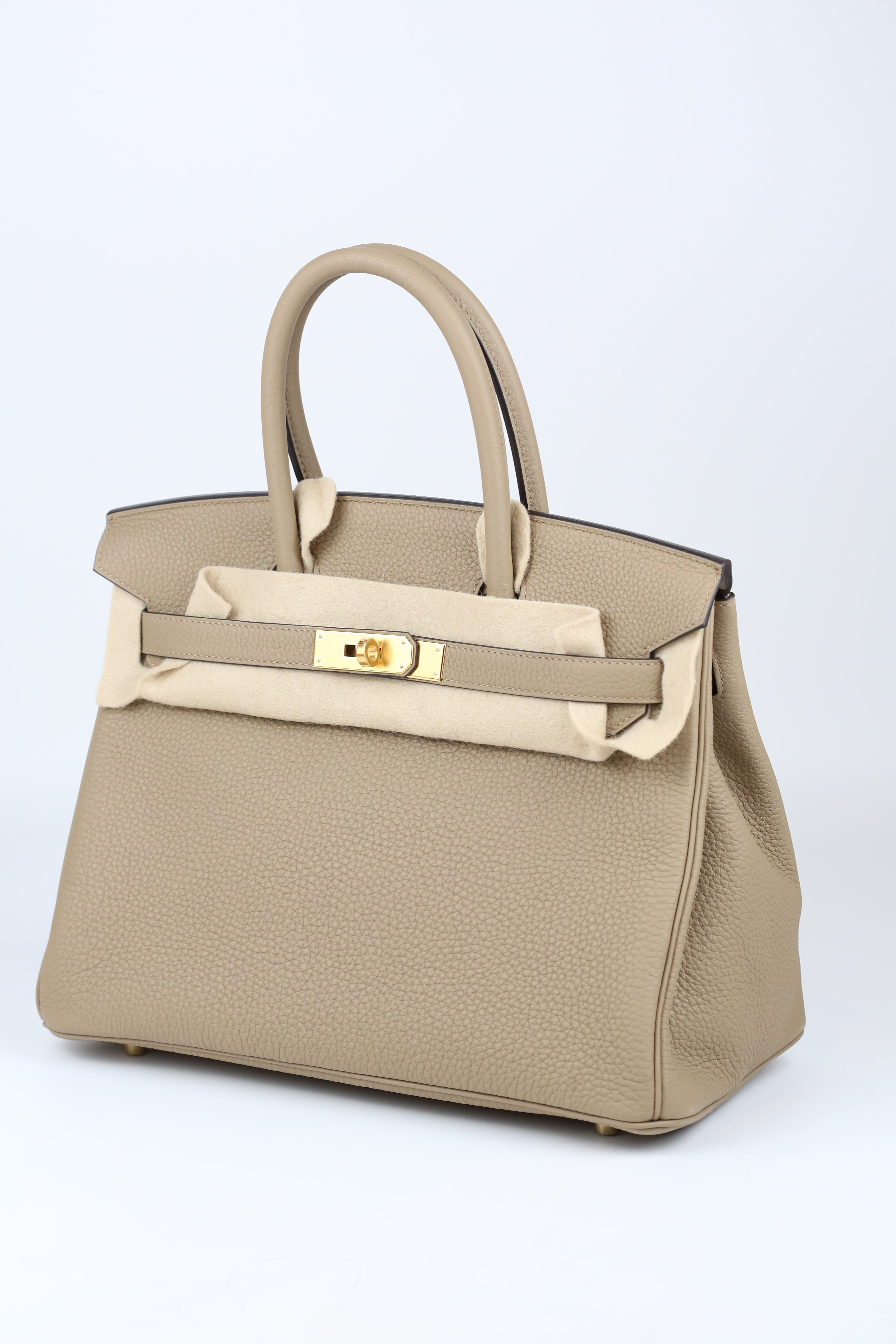 HERMÈS Birkin 30 Beige Marfa