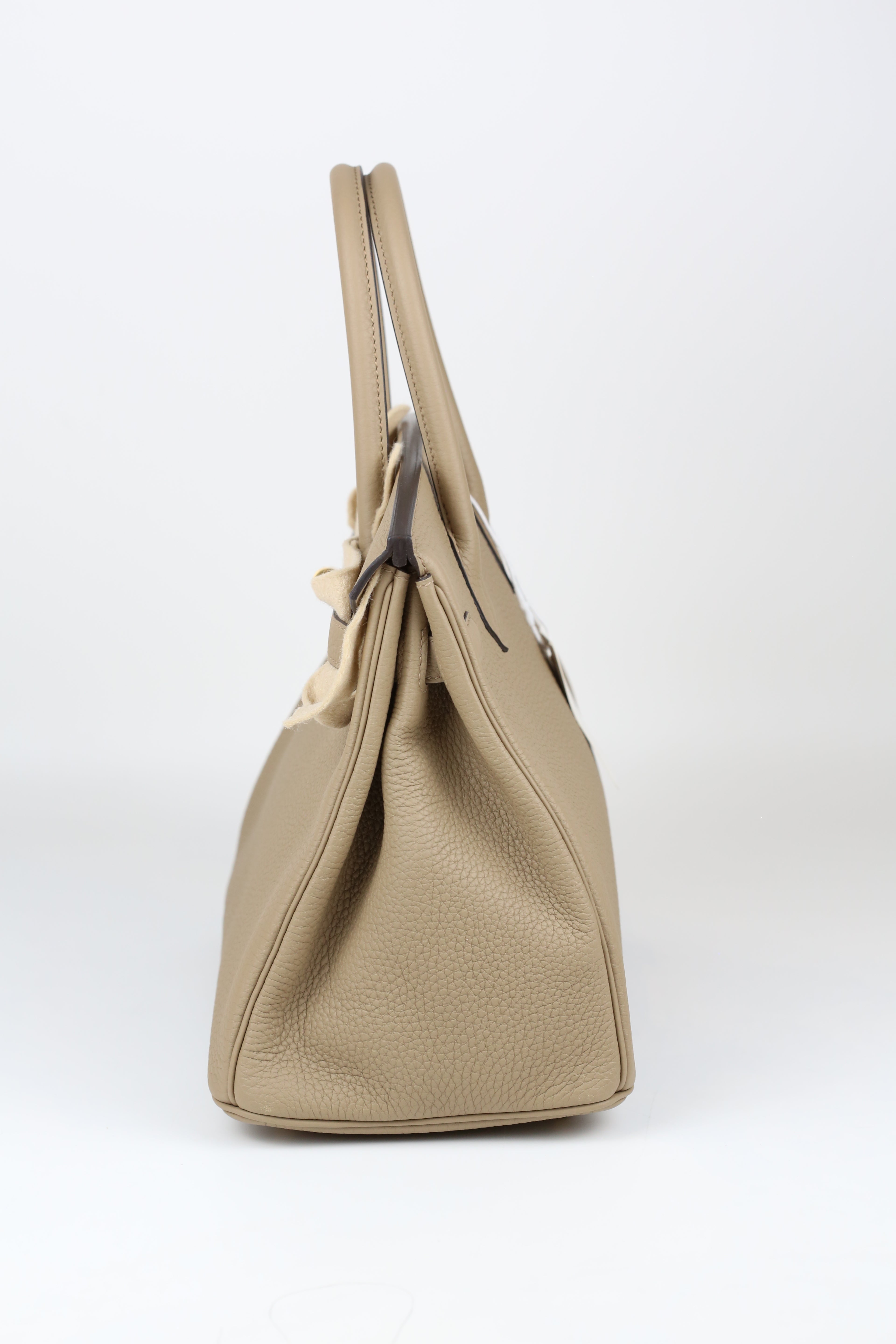 HERMÈS Birkin 30 Beige Marfa