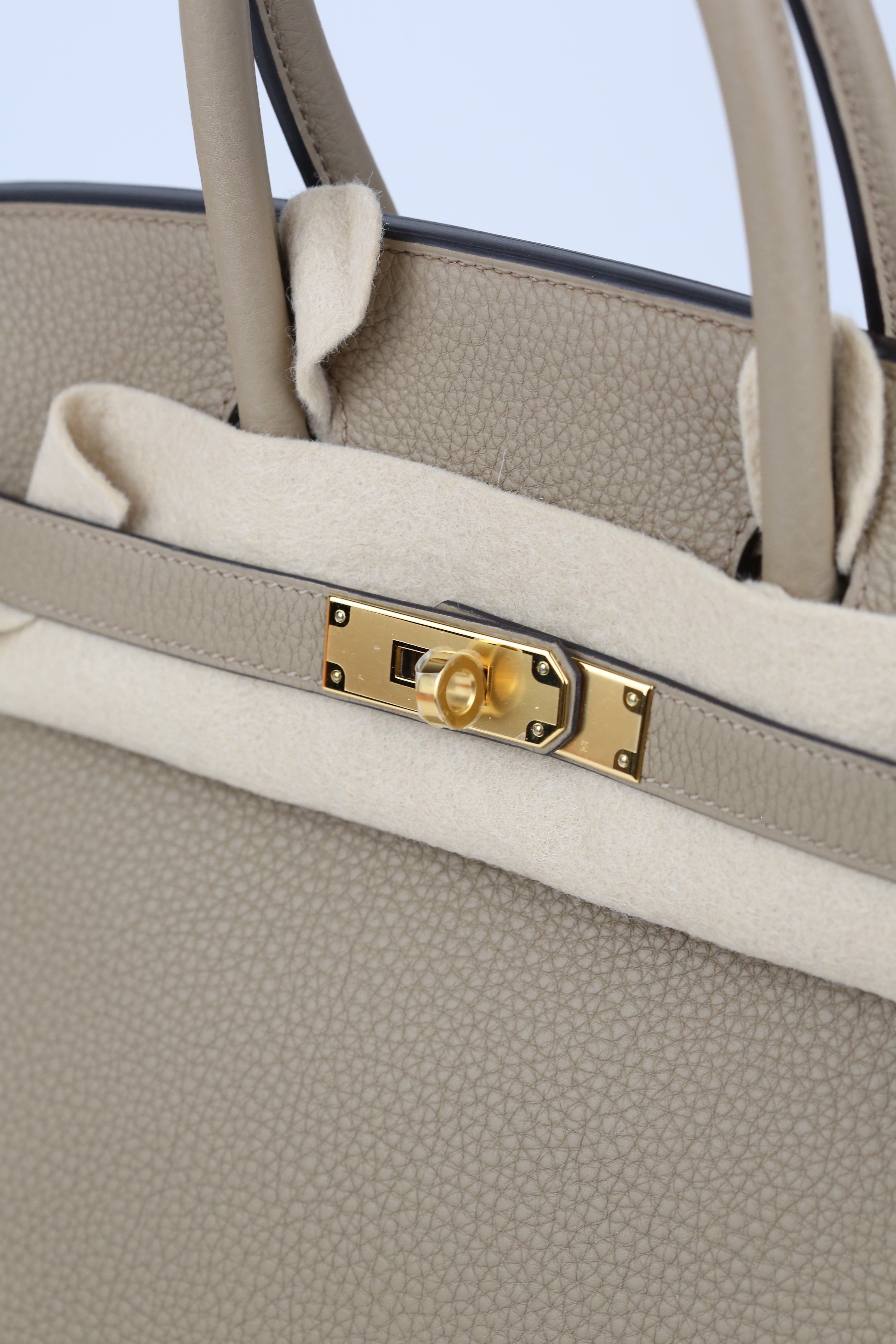 HERMÈS Birkin 30 Beige Marfa