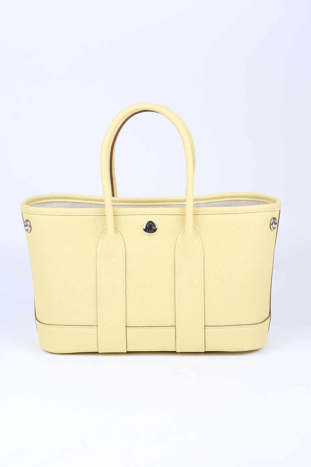 HERMÈS Mini Garden Party Jaune Poussin