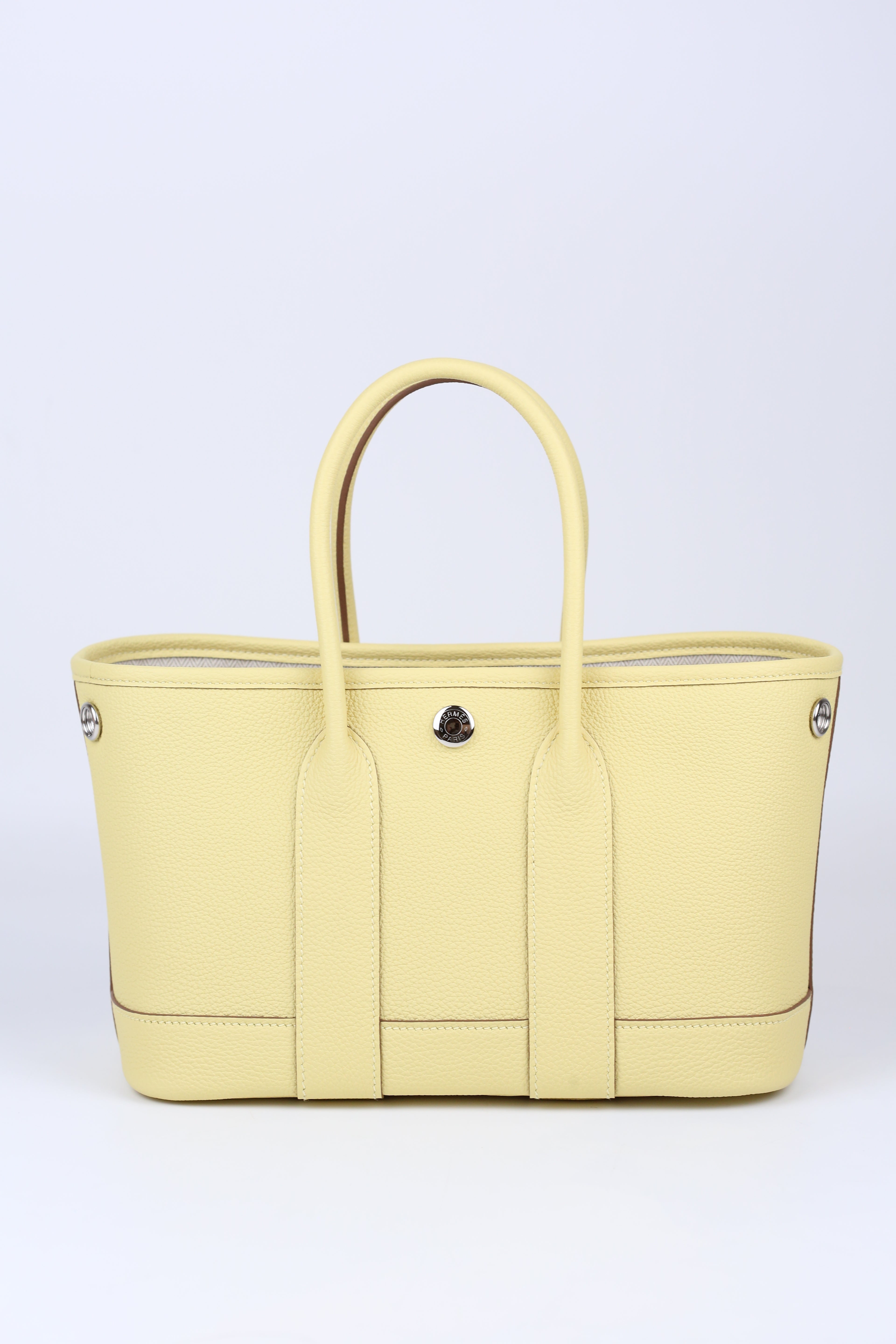 HERMÈS Mini Garden Party Jaune Poussin
